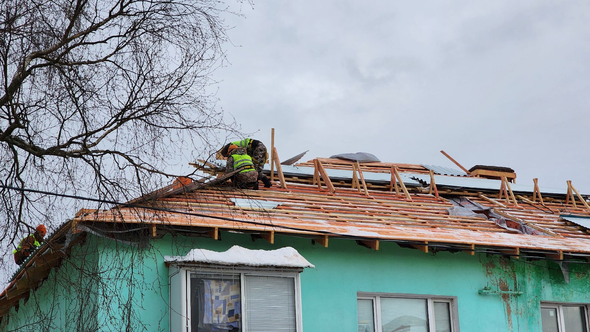 Солнечногорск, ЖКХ, пешки, ремонт кровли,