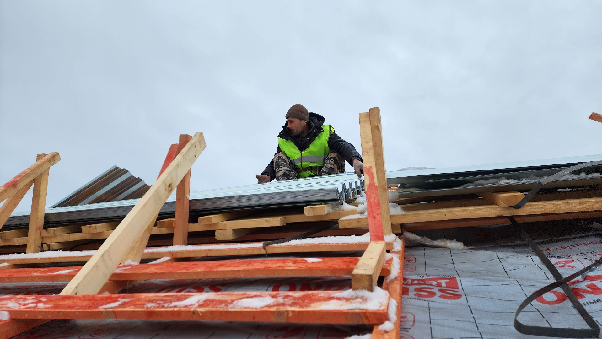 Солнечногорск, ЖКХ, пешки, ремонт кровли,