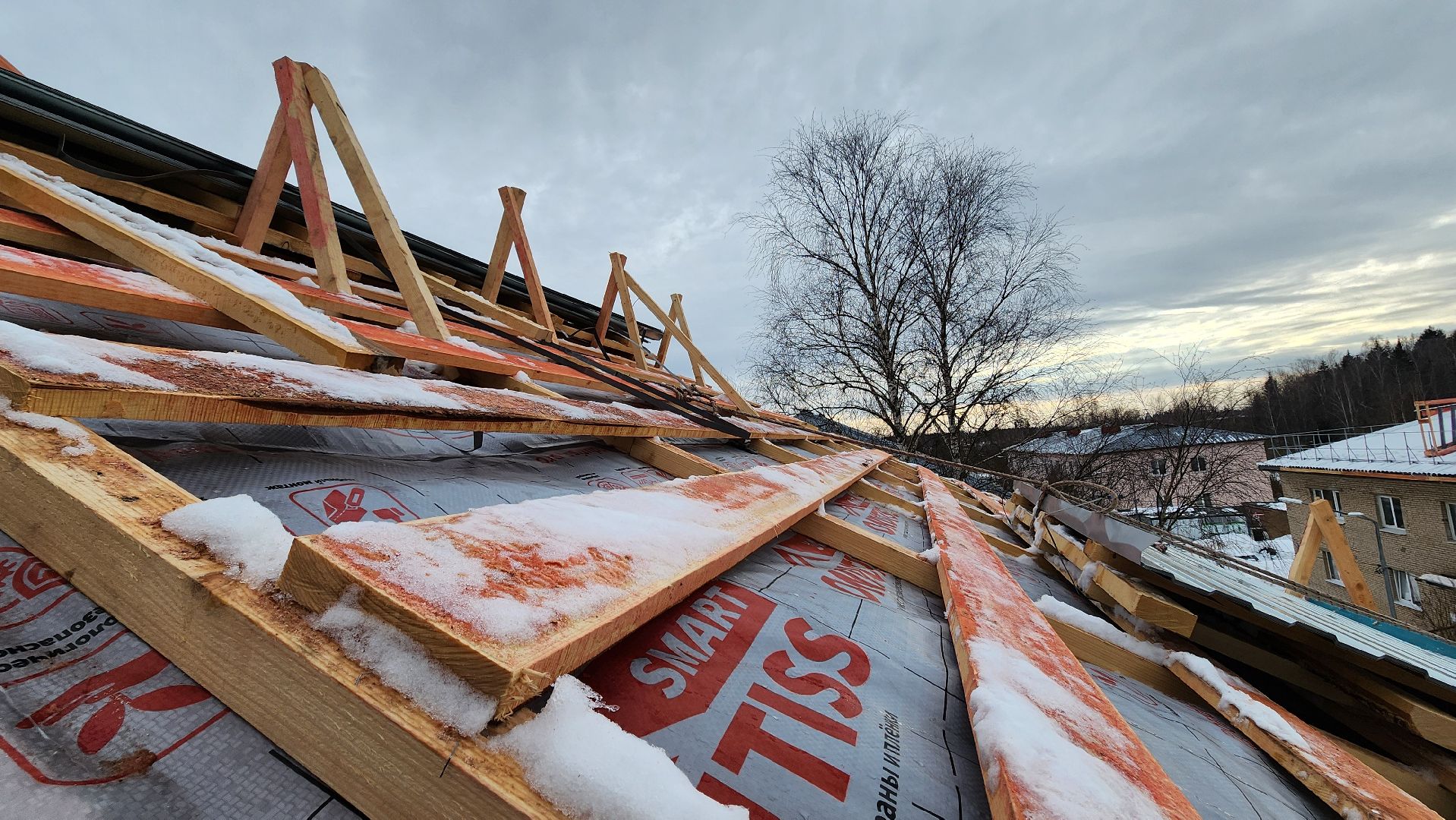 Солнечногорск, ЖКХ, пешки, ремонт кровли,