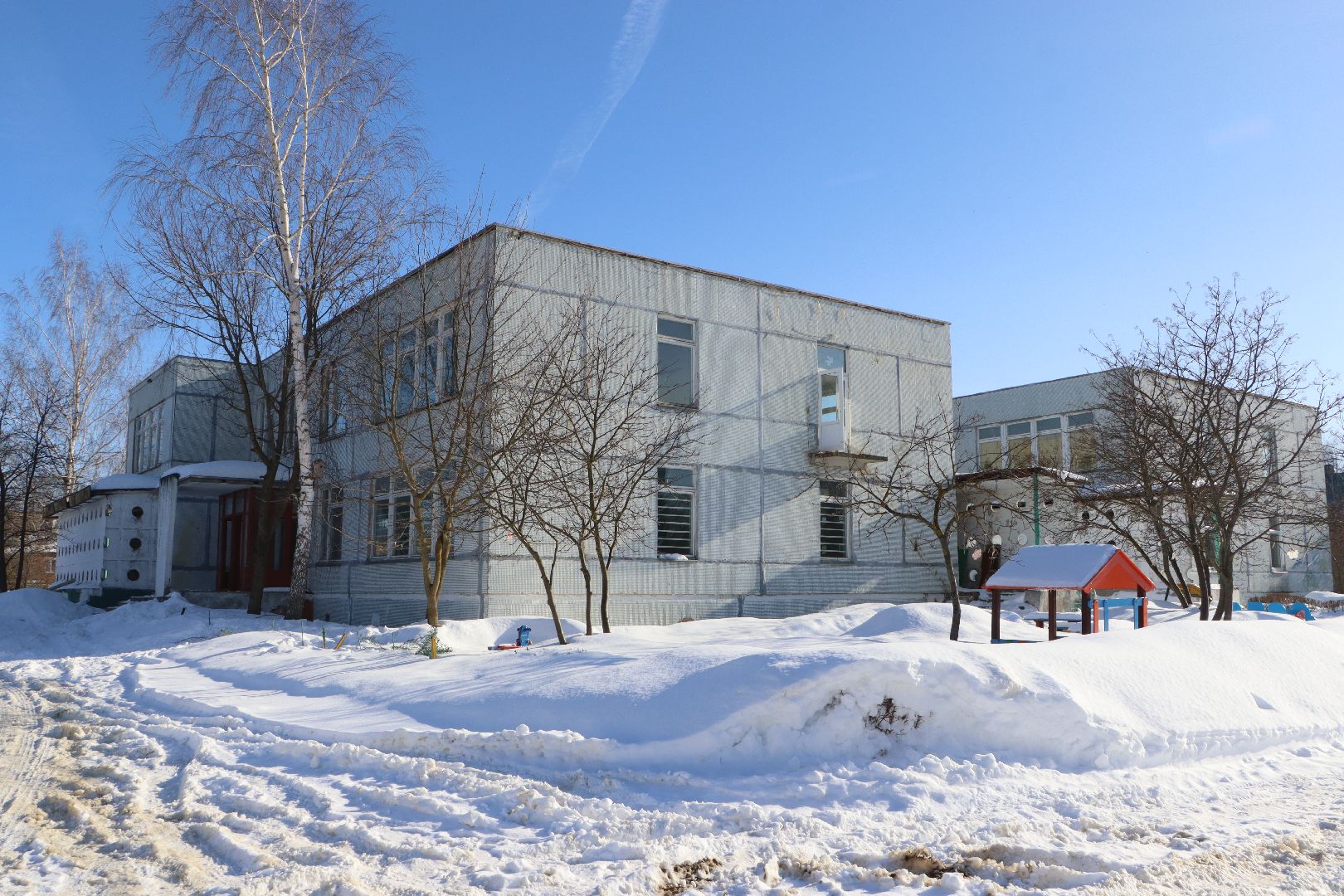 Капитальный ремонт, серебряные пруды, детский сад Журавушка, Образование Подмосковья,