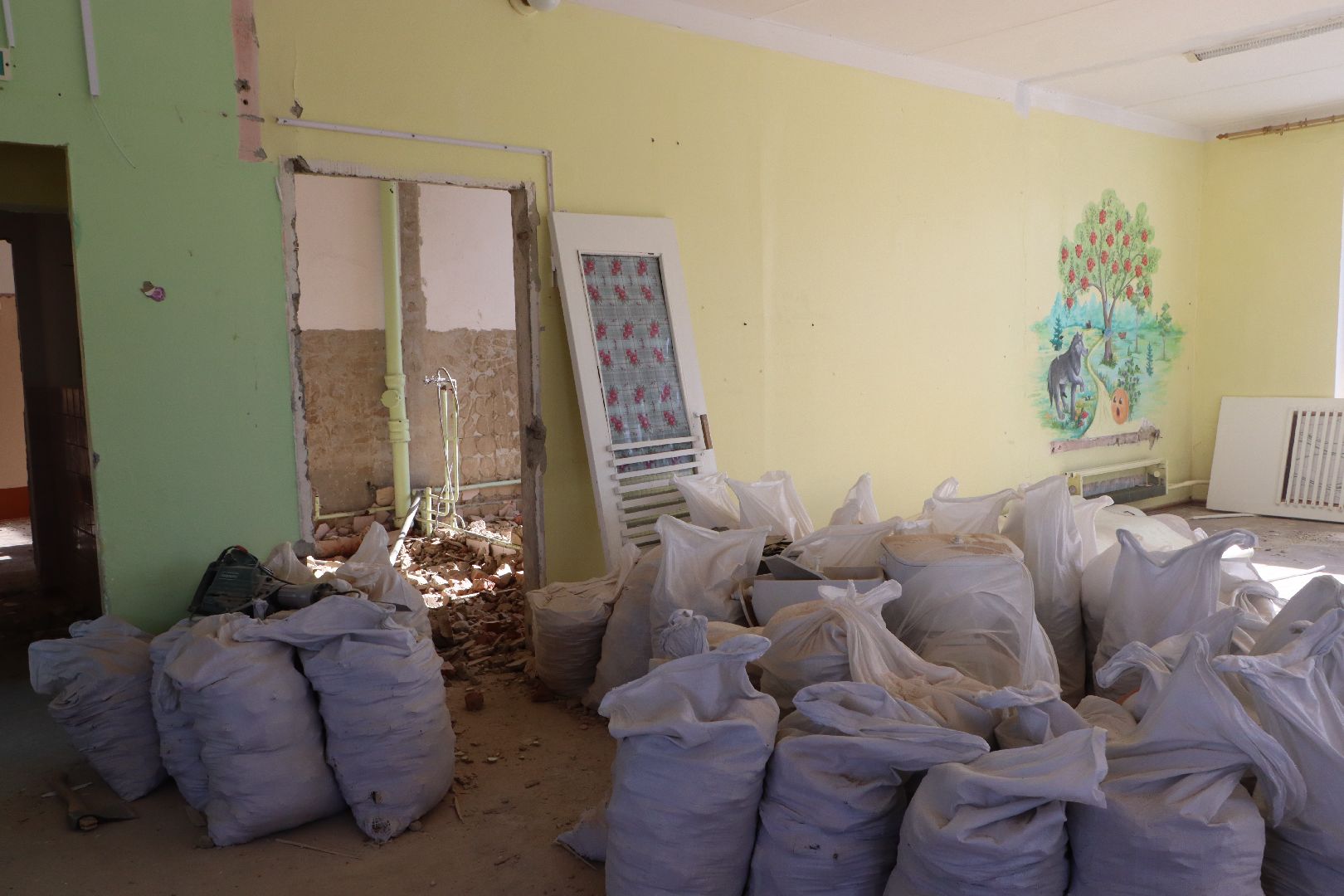 Капитальный ремонт, серебряные пруды, детский сад Журавушка, Образование Подмосковья,