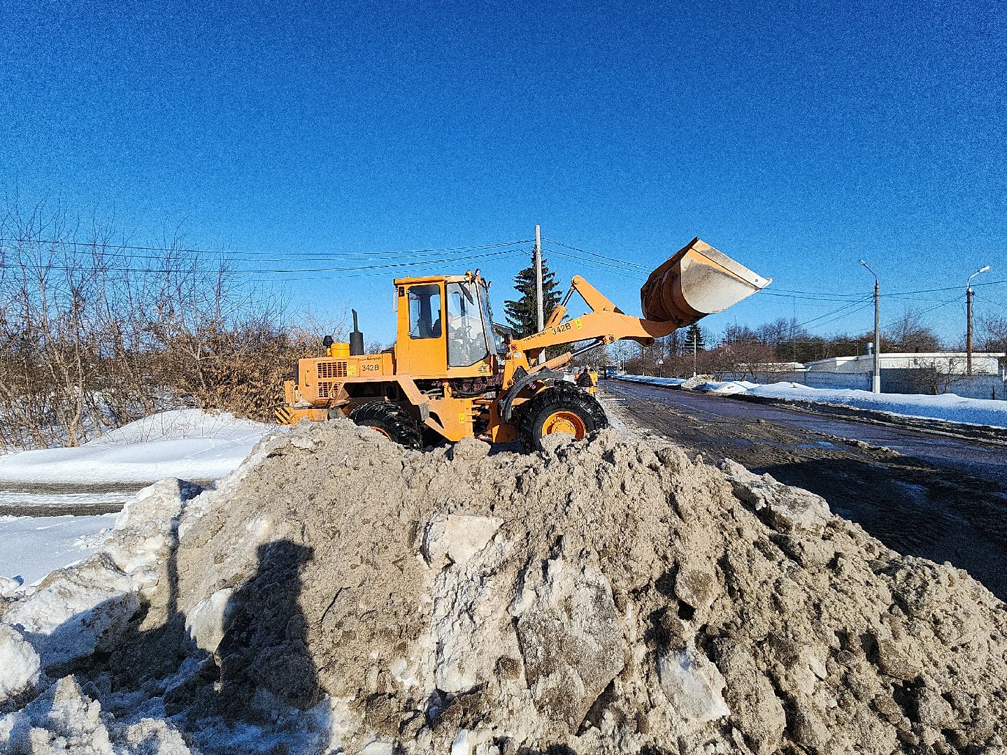 коломна, дороги, перемены, зима, снег и наледь,
