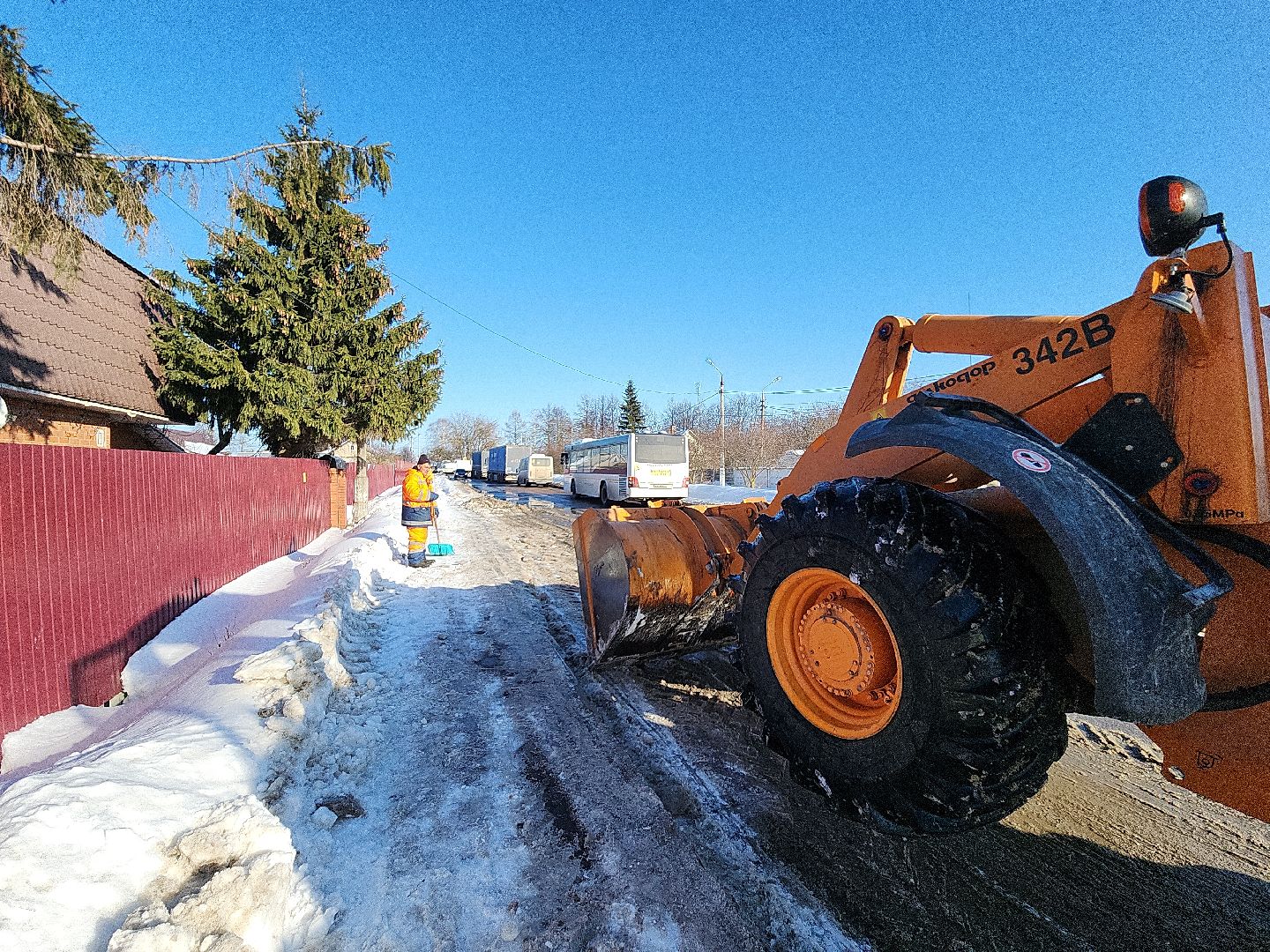 коломна, дороги, перемены, зима, снег и наледь,