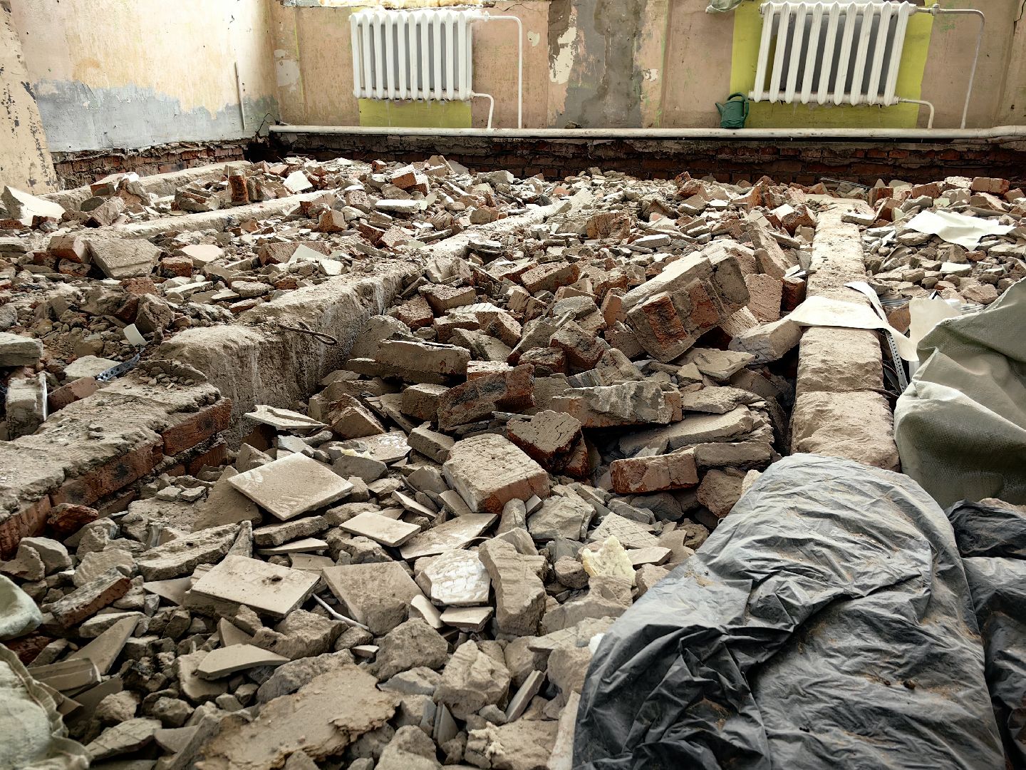 детский сад, капитальный ремонт, демонтаж, бригада,