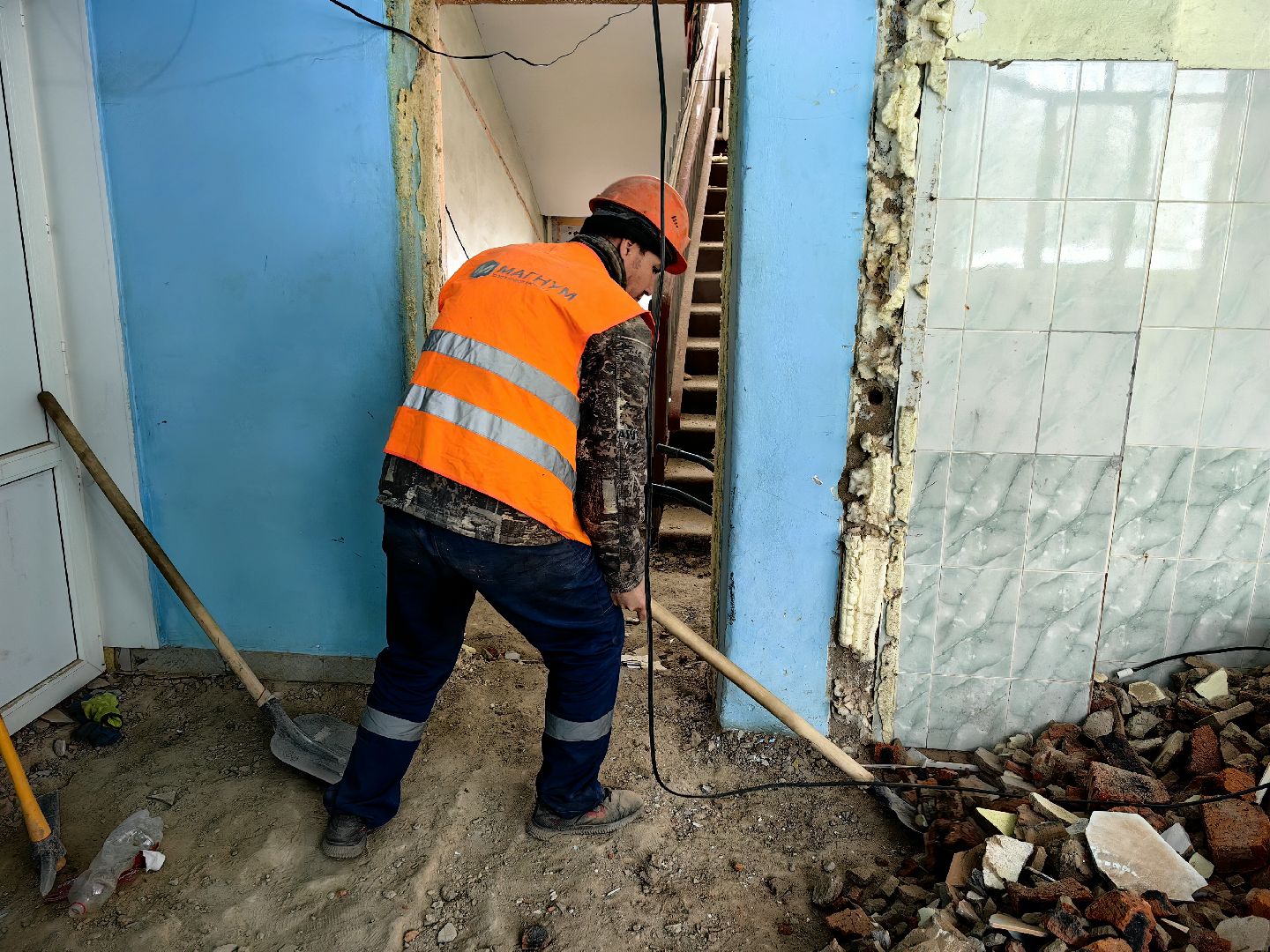 детский сад, капитальный ремонт, демонтаж, бригада,