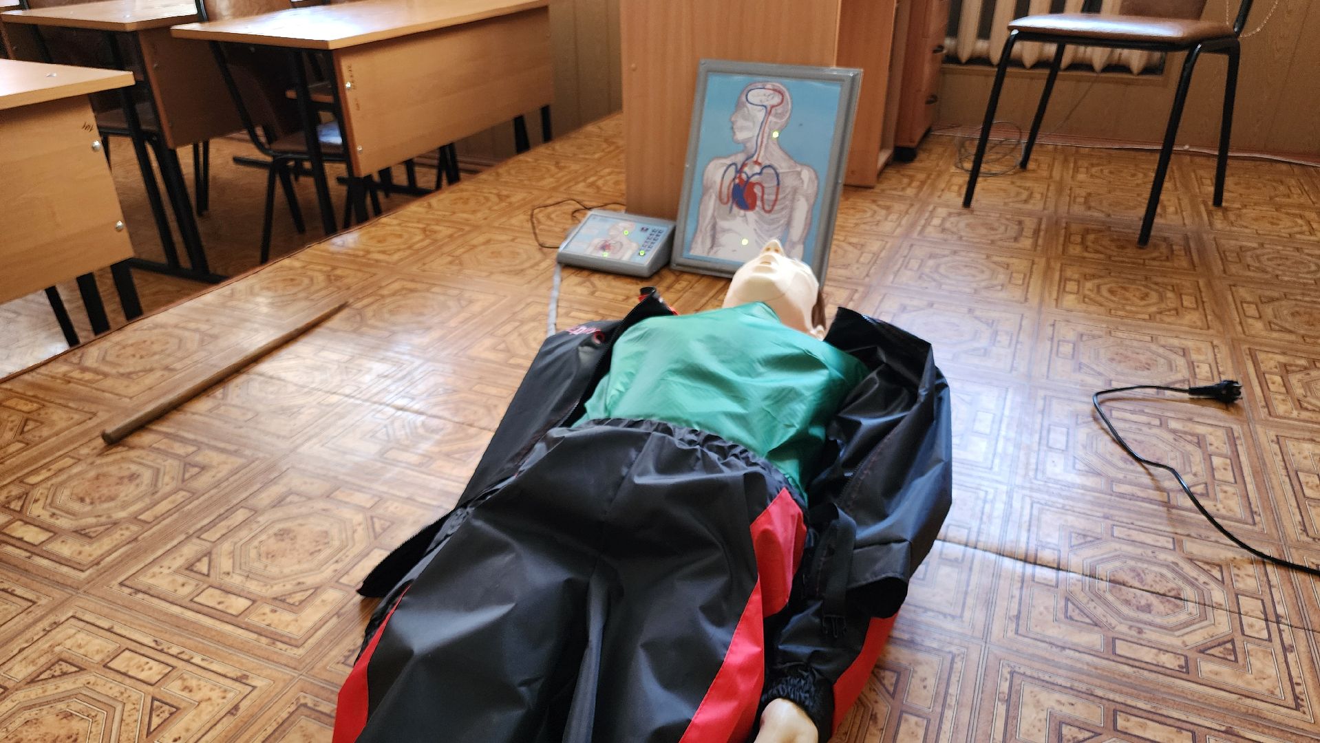 кашира, ожерелье, ожерельевский железнодорожный колледж, тренажер, сердечно-легочная реанимация, охрана труда,