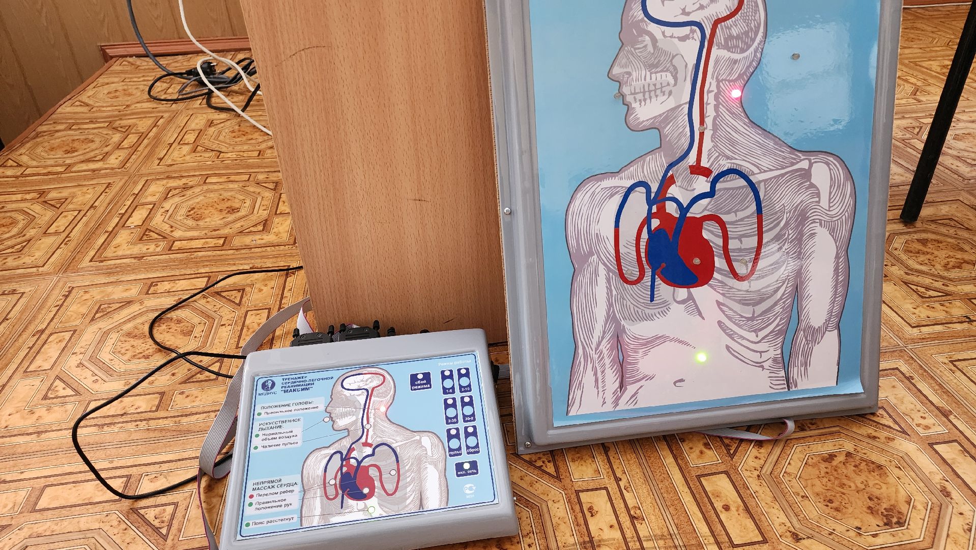 кашира, ожерелье, ожерельевский железнодорожный колледж, тренажер, сердечно-легочная реанимация, охрана труда,