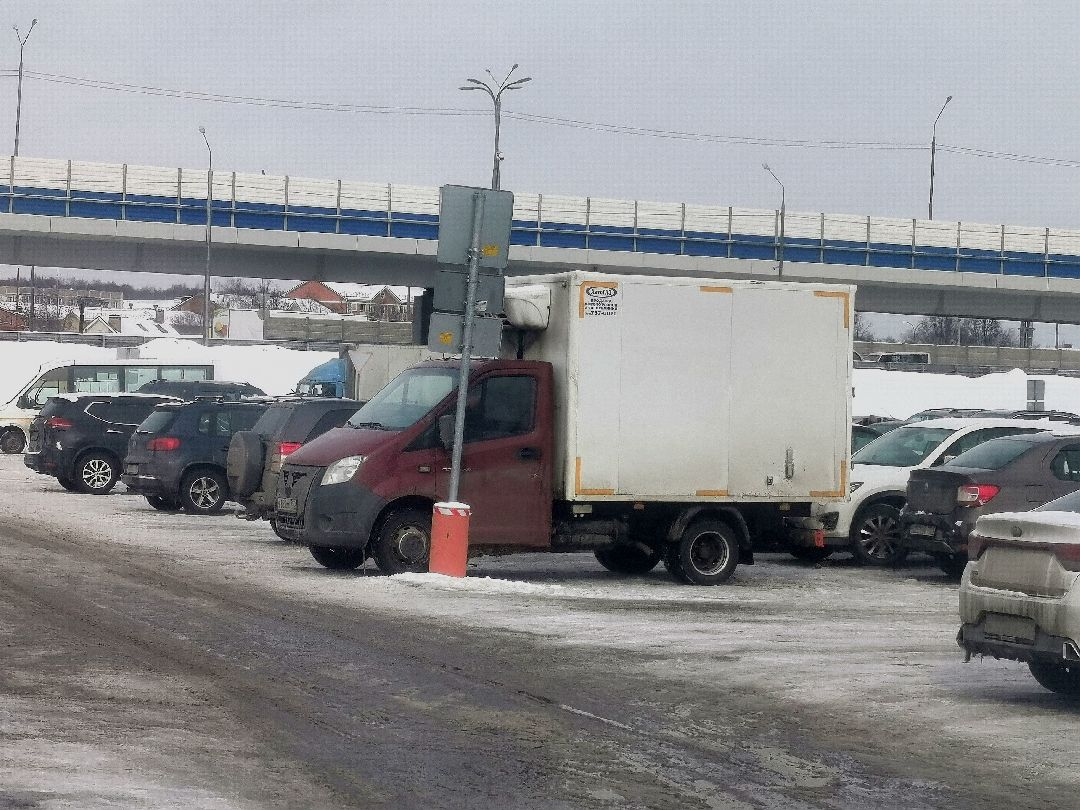 Подольск, фуры, стоянка