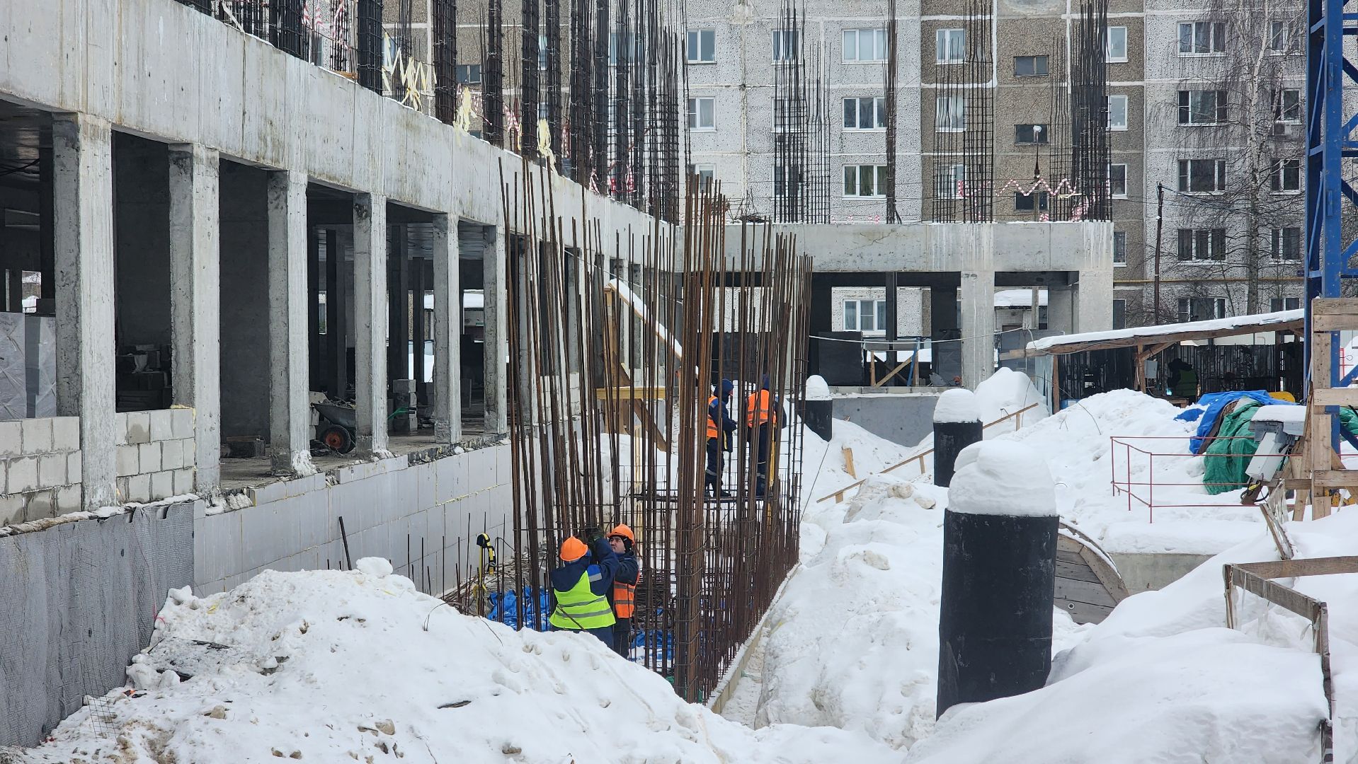 строительство, поликлиника, наша поликлиника, Лосино-Петровский,