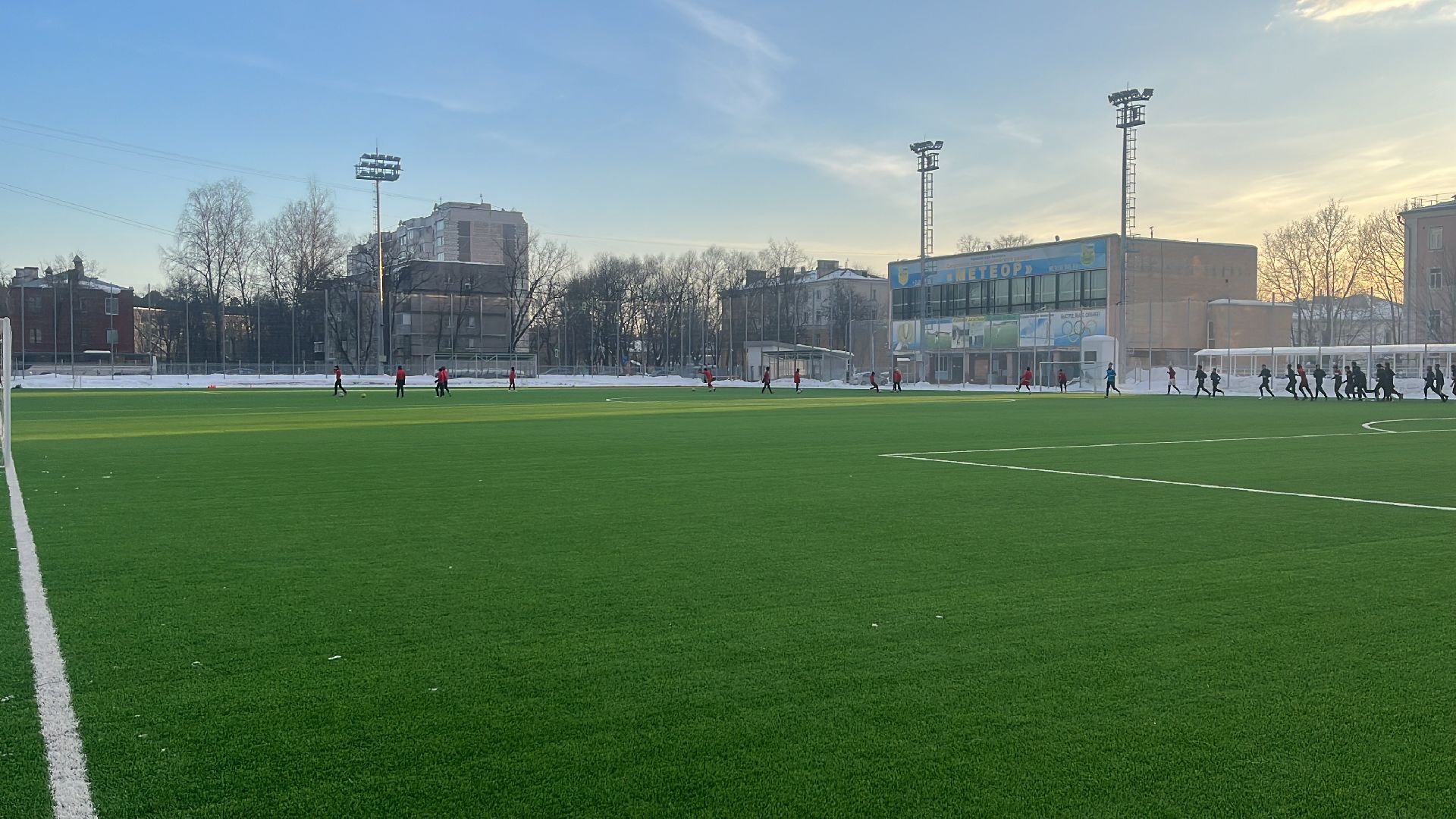 стадион Труд, школа олимпийского резерва, тренировки, футбол,