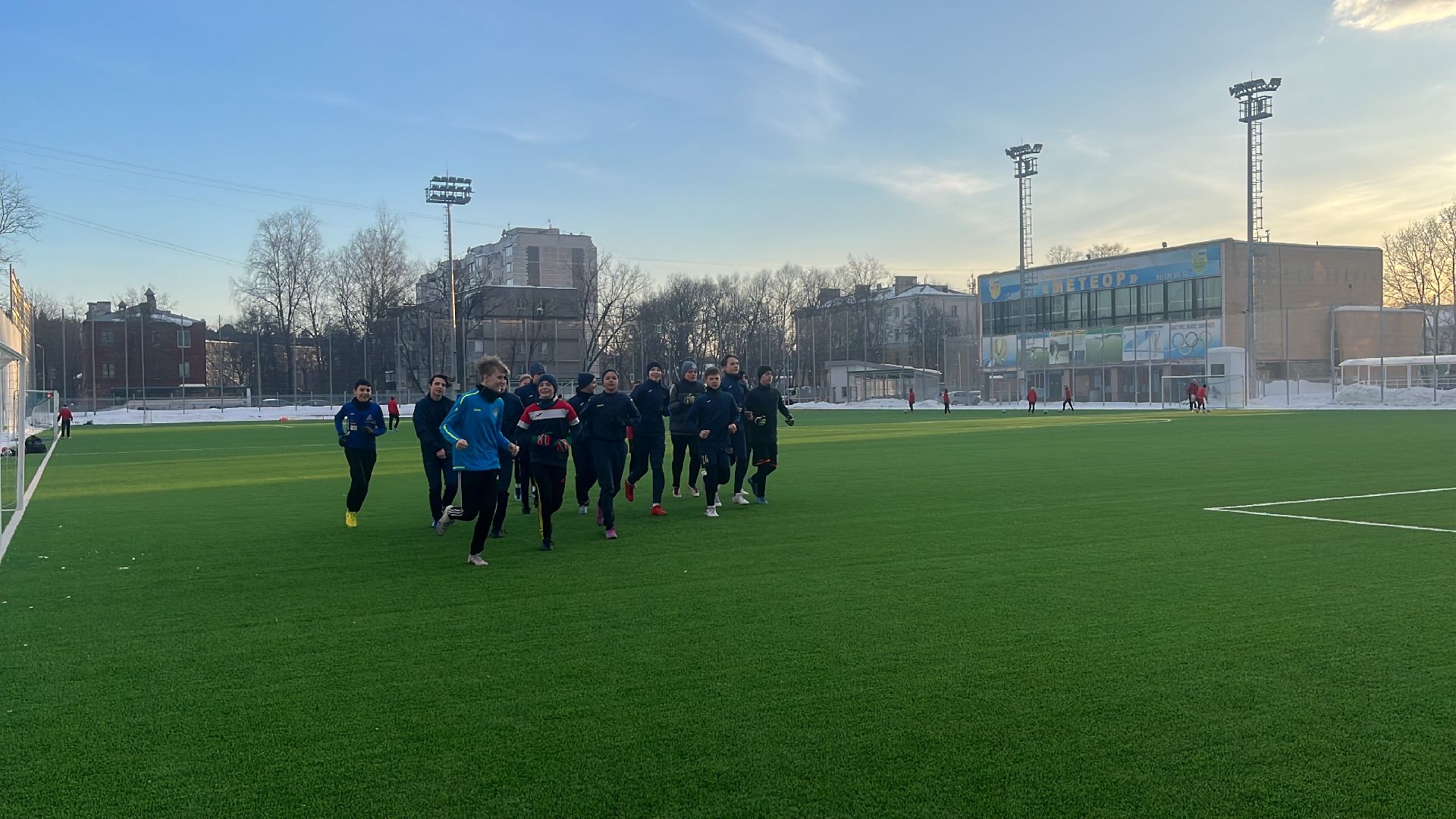 стадион Труд, школа олимпийского резерва, тренировки, футбол,