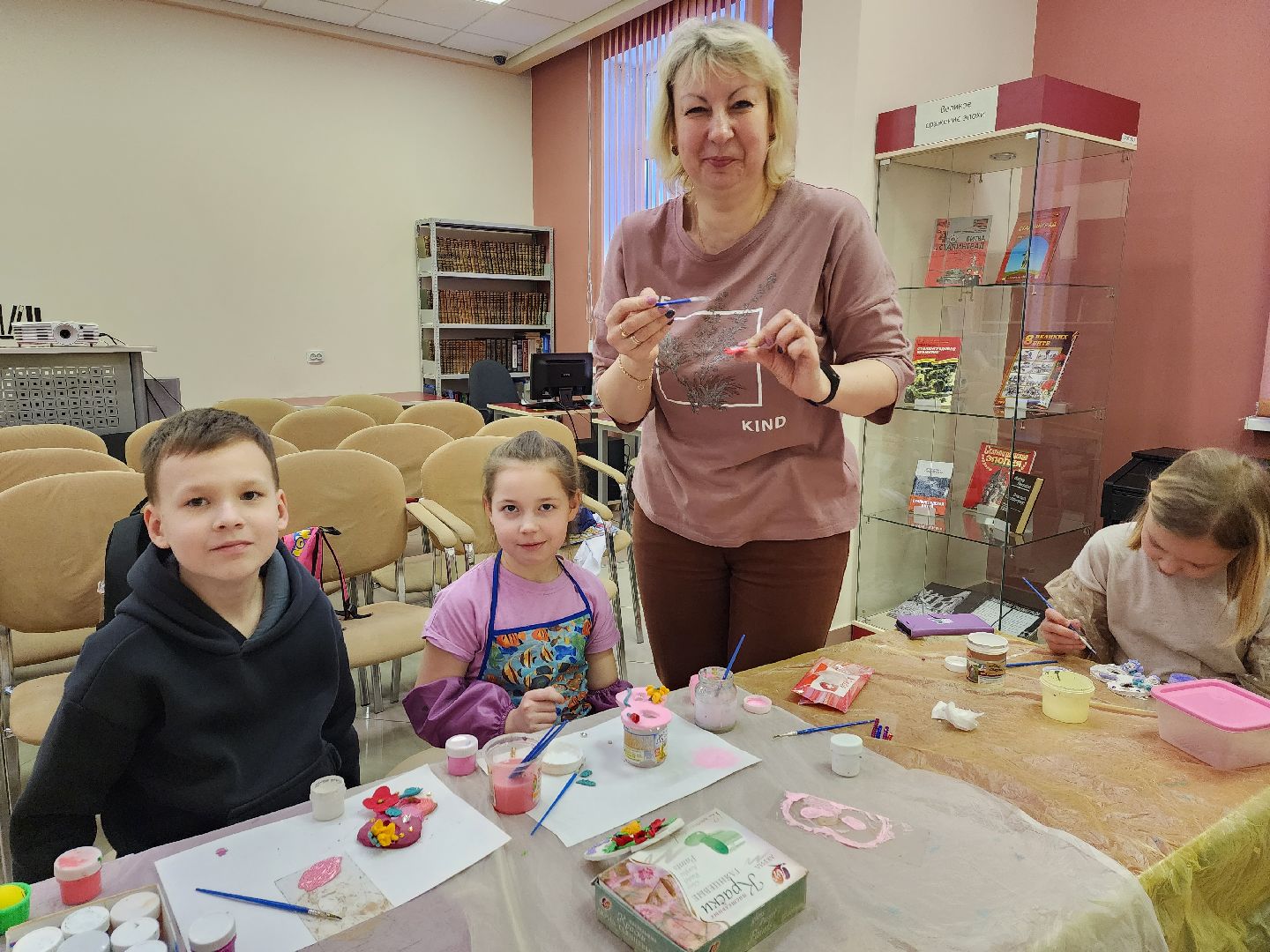 пушкино, мастер-класс, 8 марта, весна, дети, лепка,