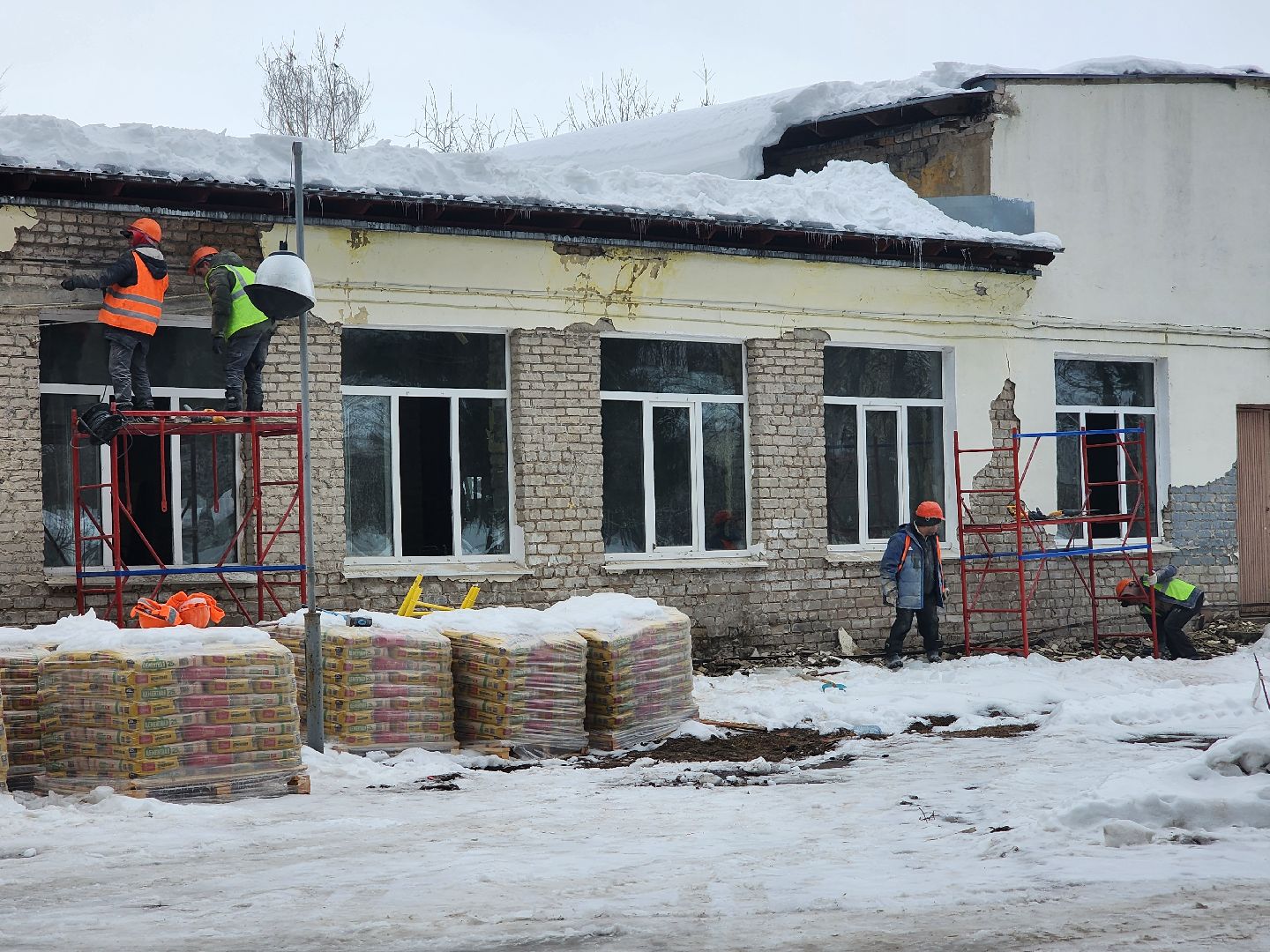 Капремонт, демонтажные работы, Дубна, Школа,