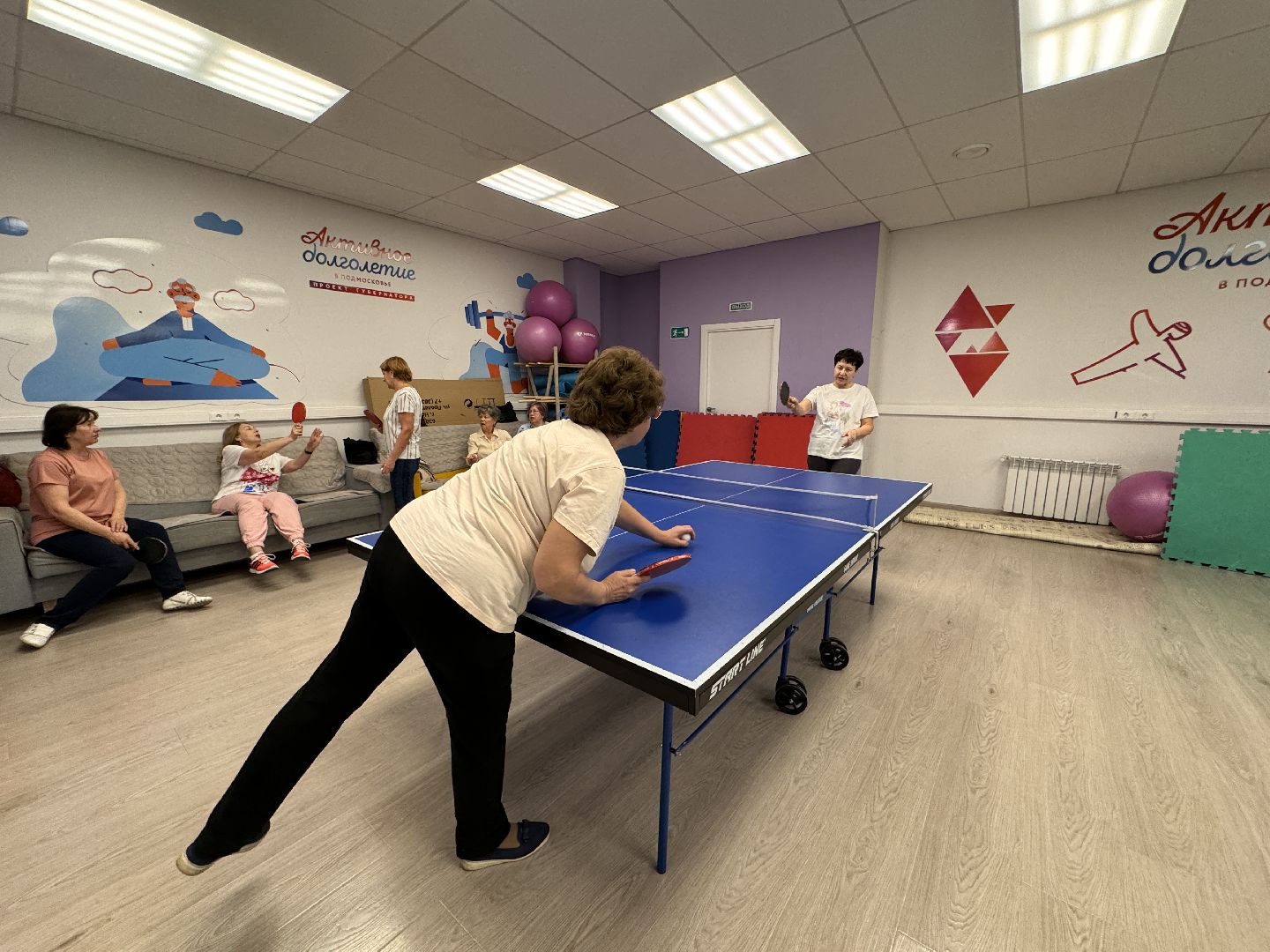 Одинцово, активное долголетие, настольный теннис,
