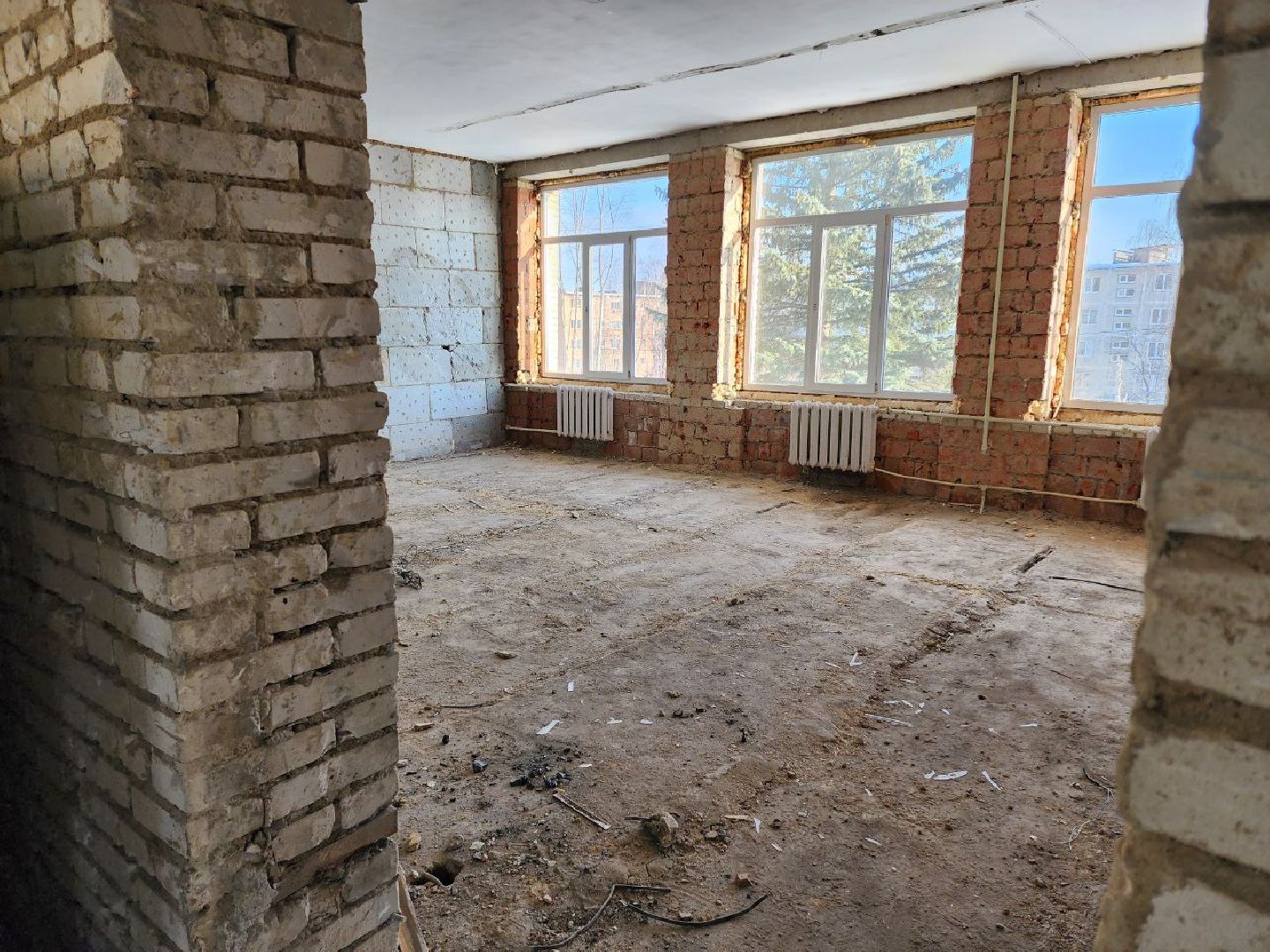 Солнечногорск, Школа, Ремонт, Строительные работы, Ученики,