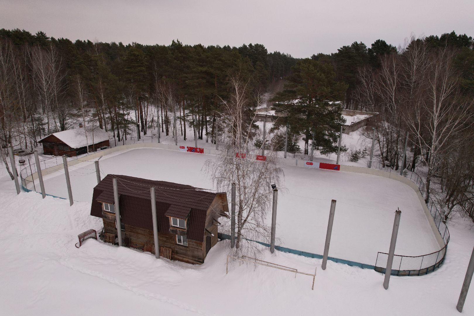 видео с коптера, серпухов, стадион,
