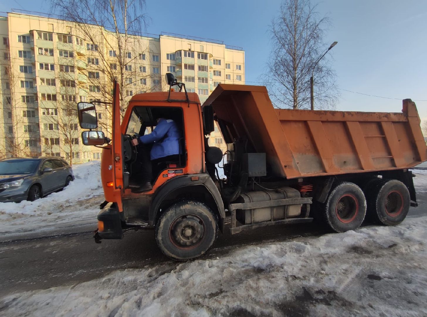 солнечногорск, снег, уборка,