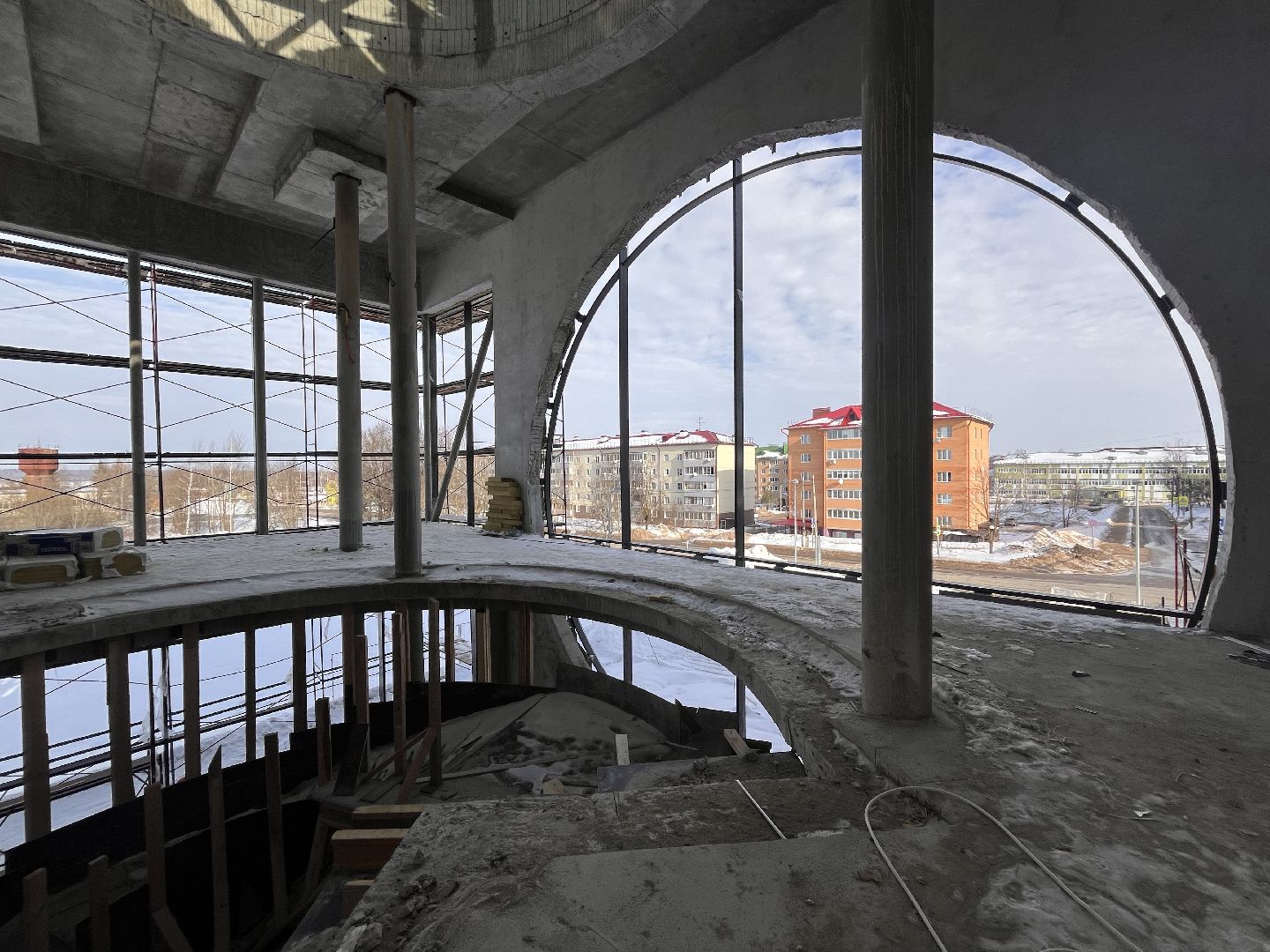 Шаховская, Дворец торжеств, строительство,