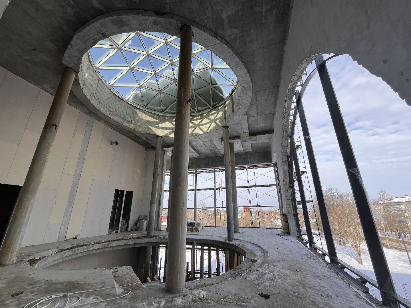 Шаховская, Дворец торжеств, строительство,