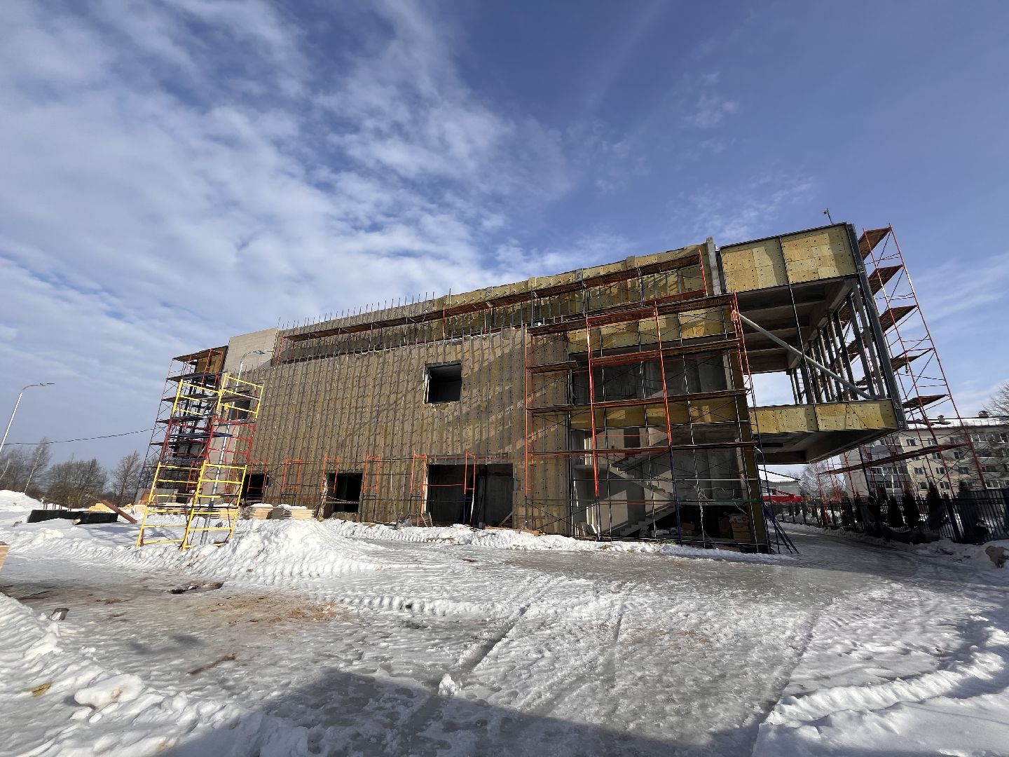 Шаховская, Дворец торжеств, строительство,