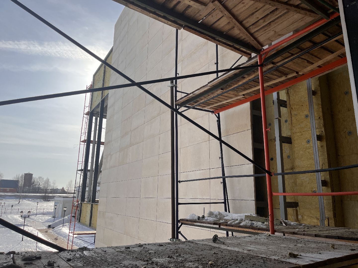 Шаховская, Дворец торжеств, строительство,