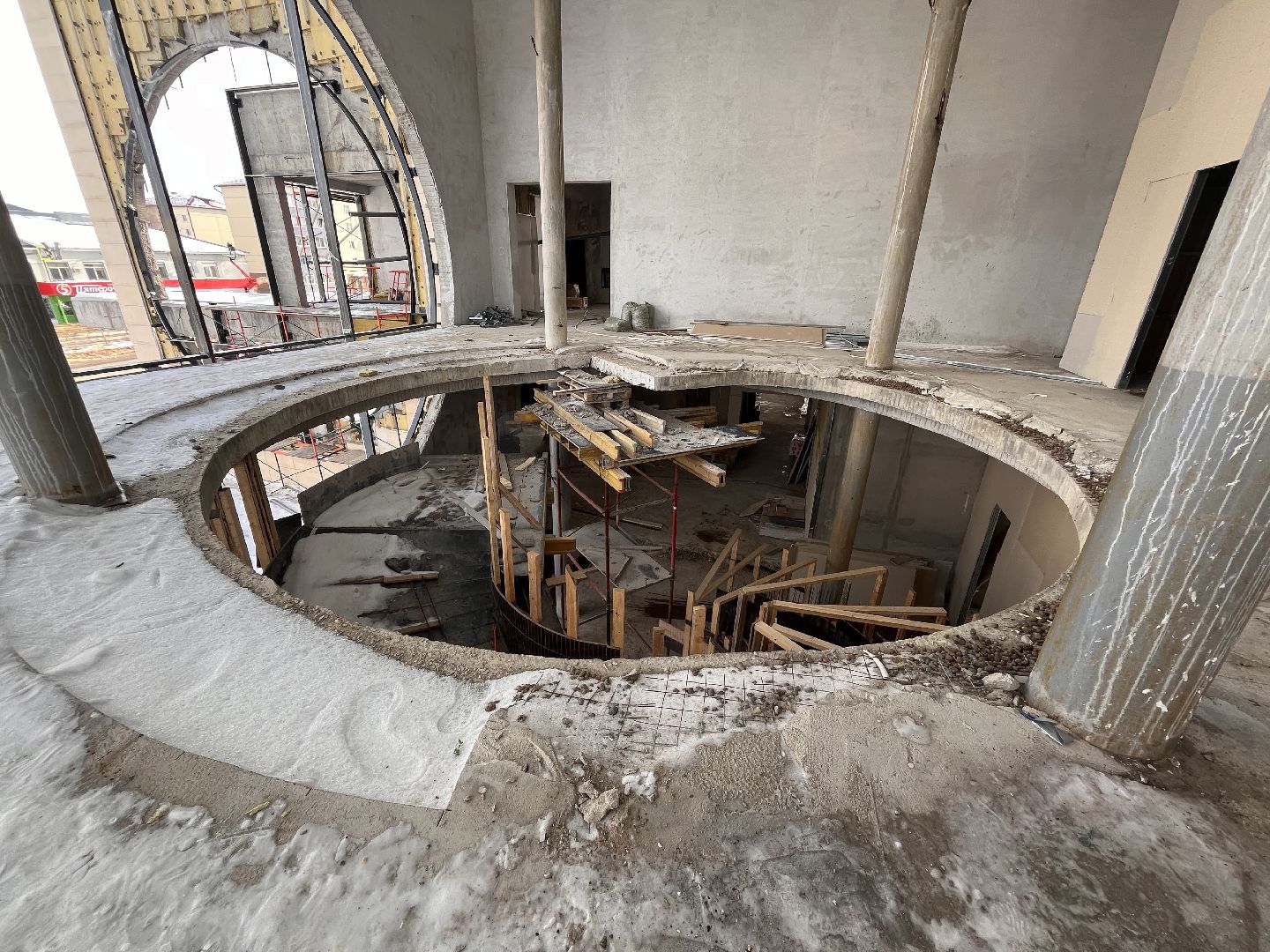 Шаховская, Дворец торжеств, строительство,