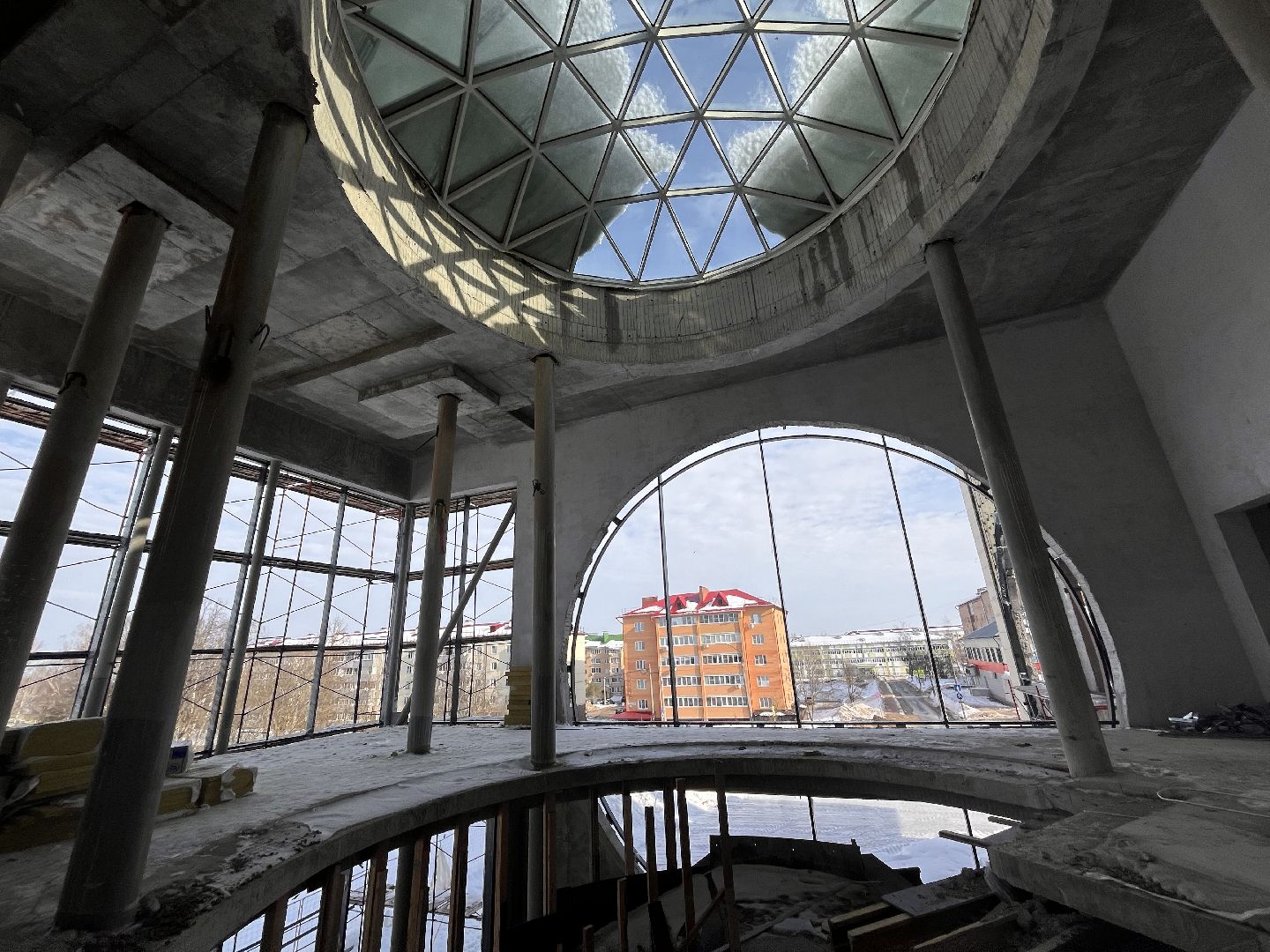 Шаховская, Дворец торжеств, строительство,