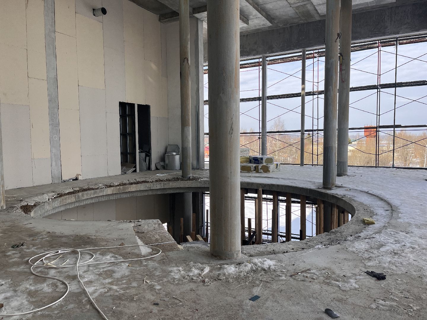 Шаховская, Дворец торжеств, строительство,