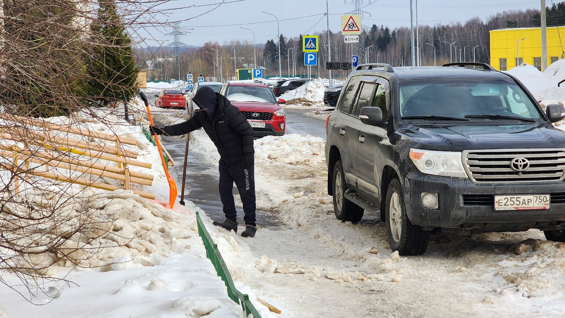 Солнечногорск, Рекинцо-2, ЖКХ, Уборка снега,