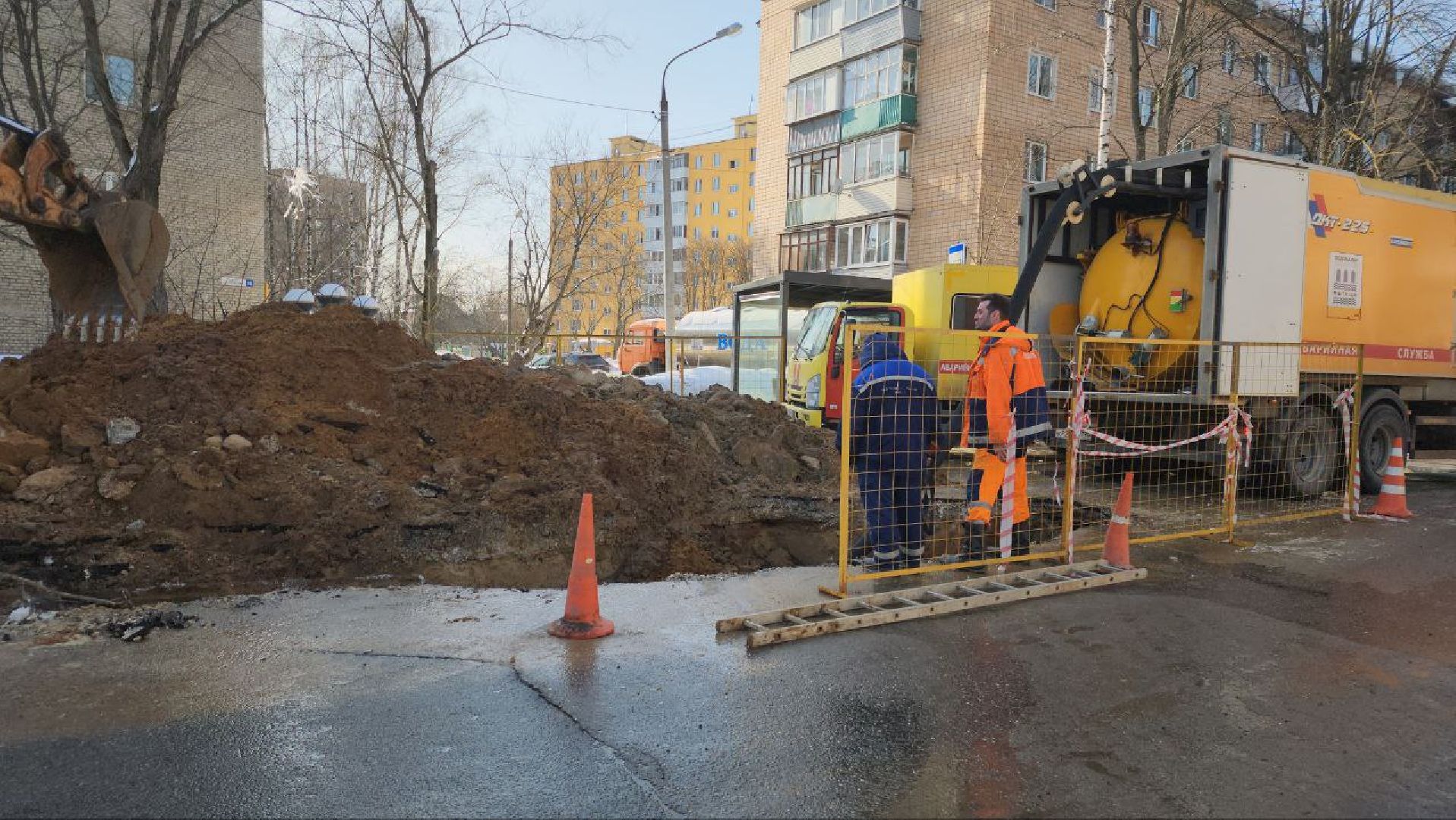 мытищи, жкх, авария, Подача воды, Микрорайон дружба,