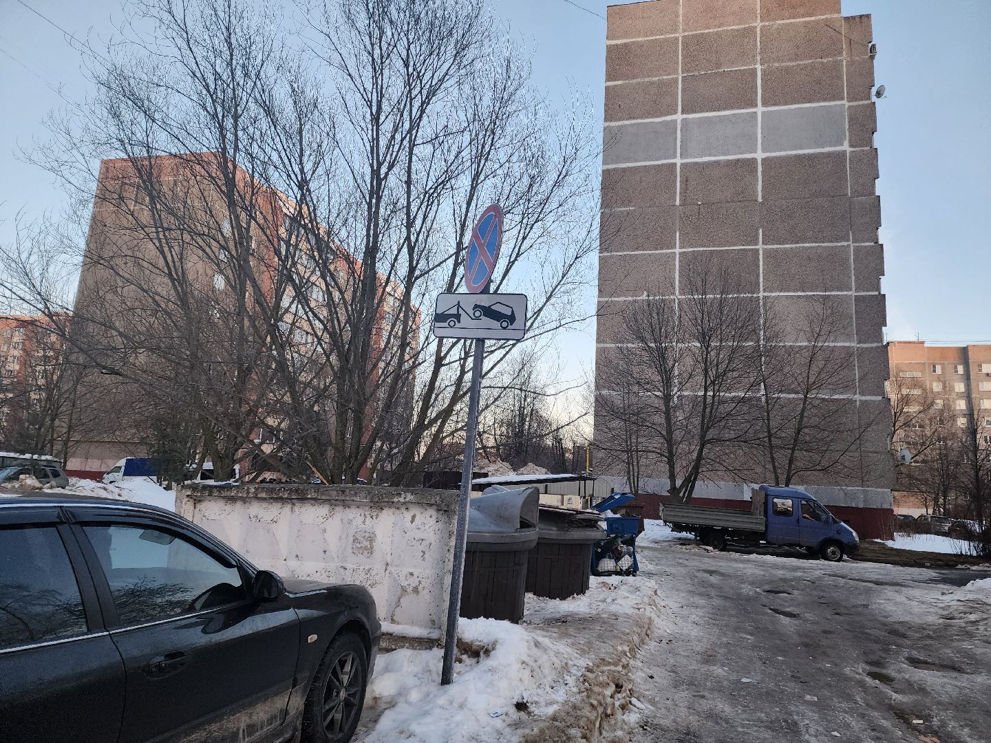 Подольск, остановка запрещена, контейнерная площадка, схема движения,