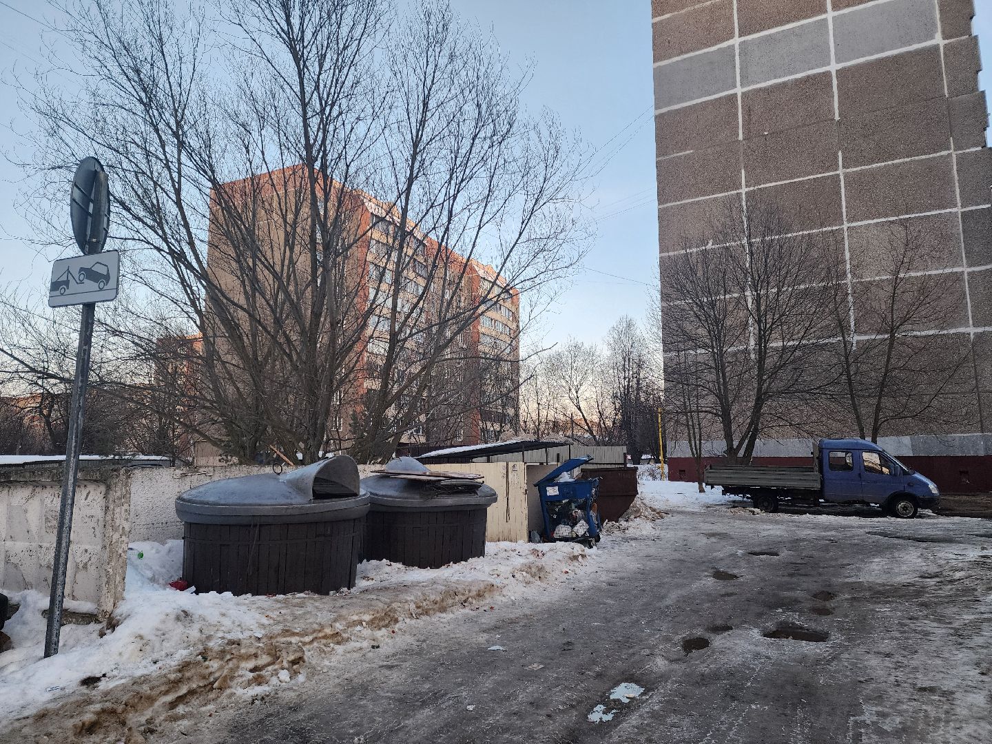 Подольск, остановка запрещена, контейнерная площадка, схема движения,