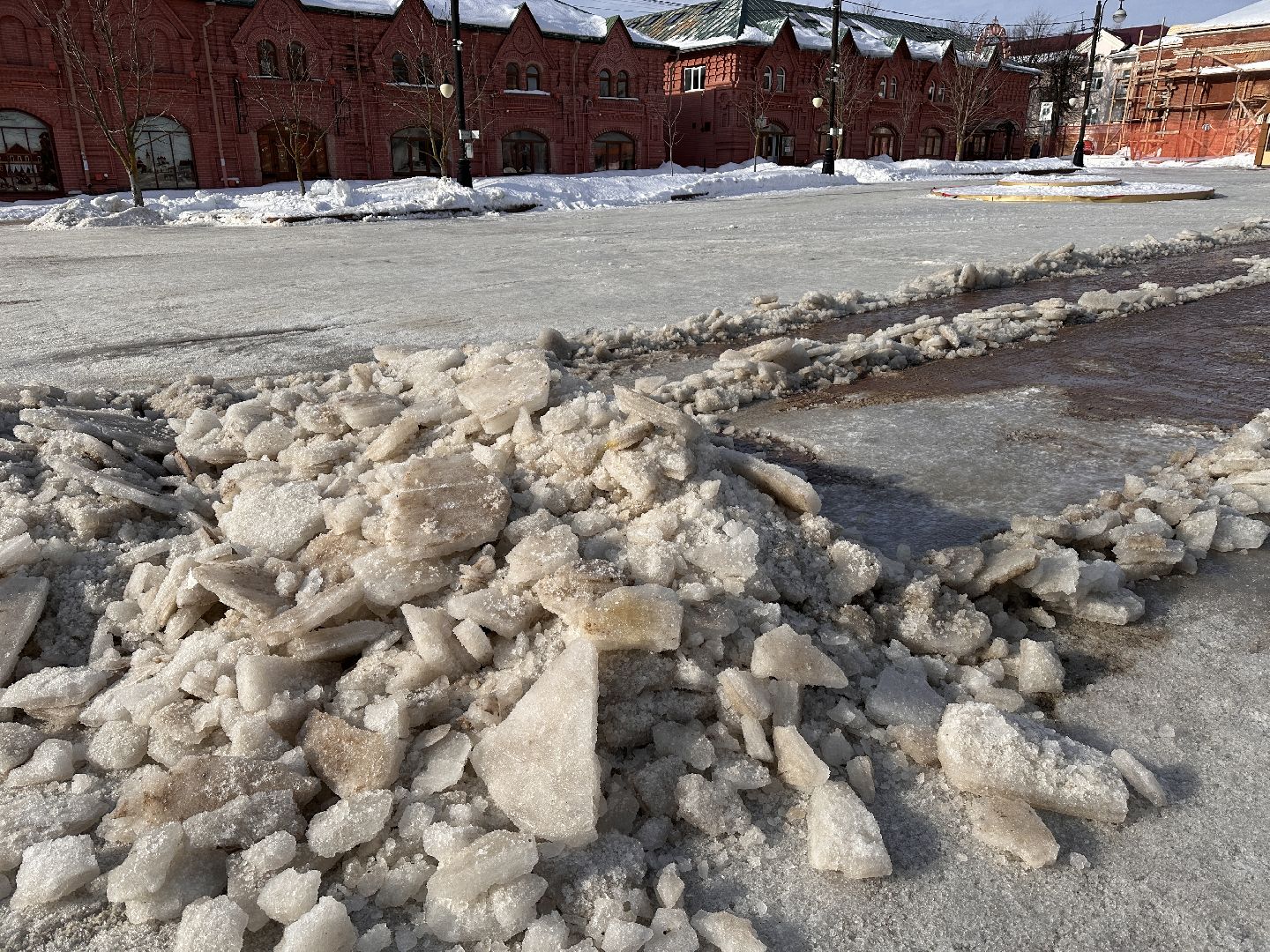 Клин, общество, уборка снега, ЖКХ,