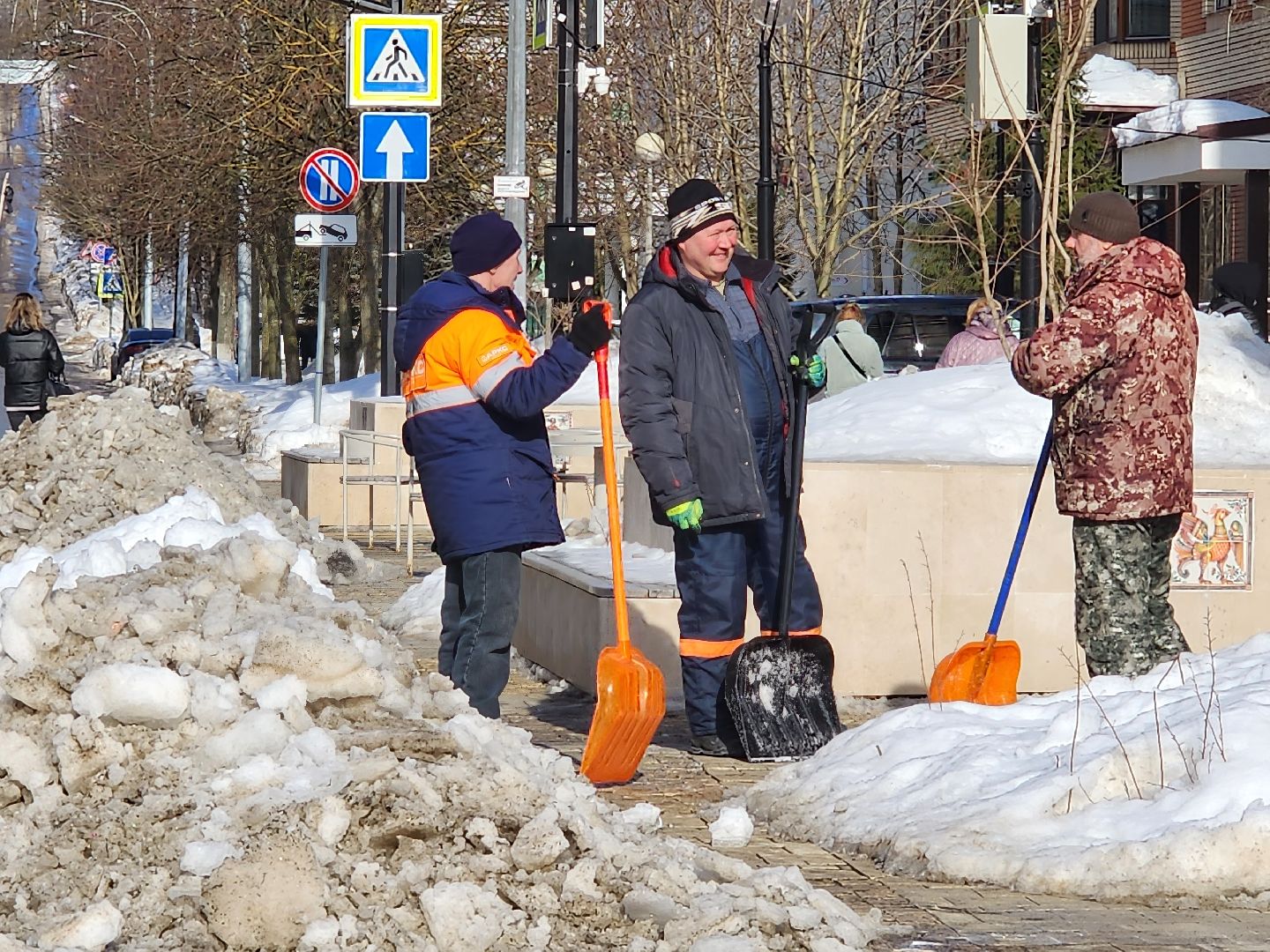 Звенигород, ЖКХ, благоустройсво, уборка льда,