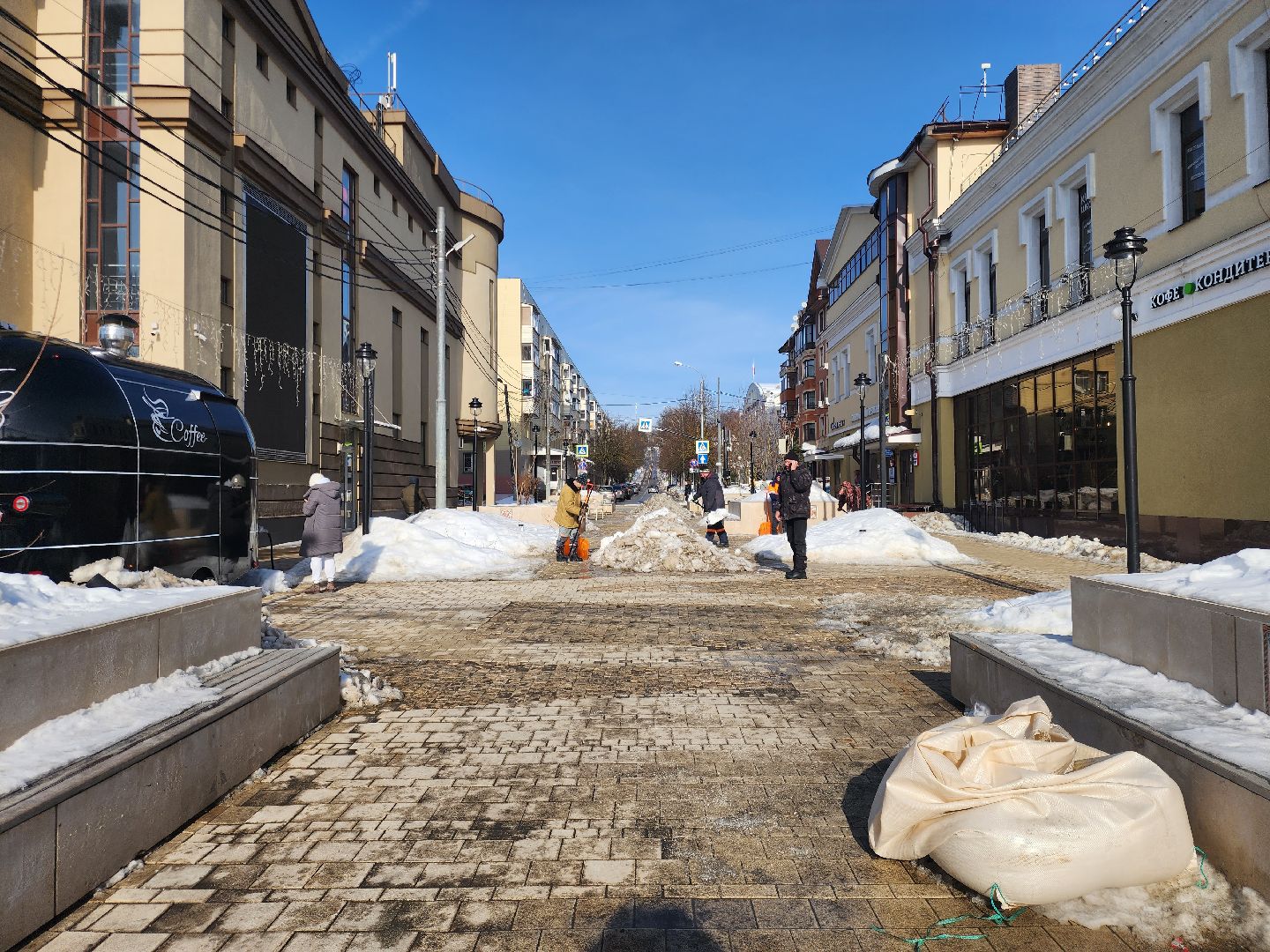Звенигород, ЖКХ, благоустройсво, уборка льда,