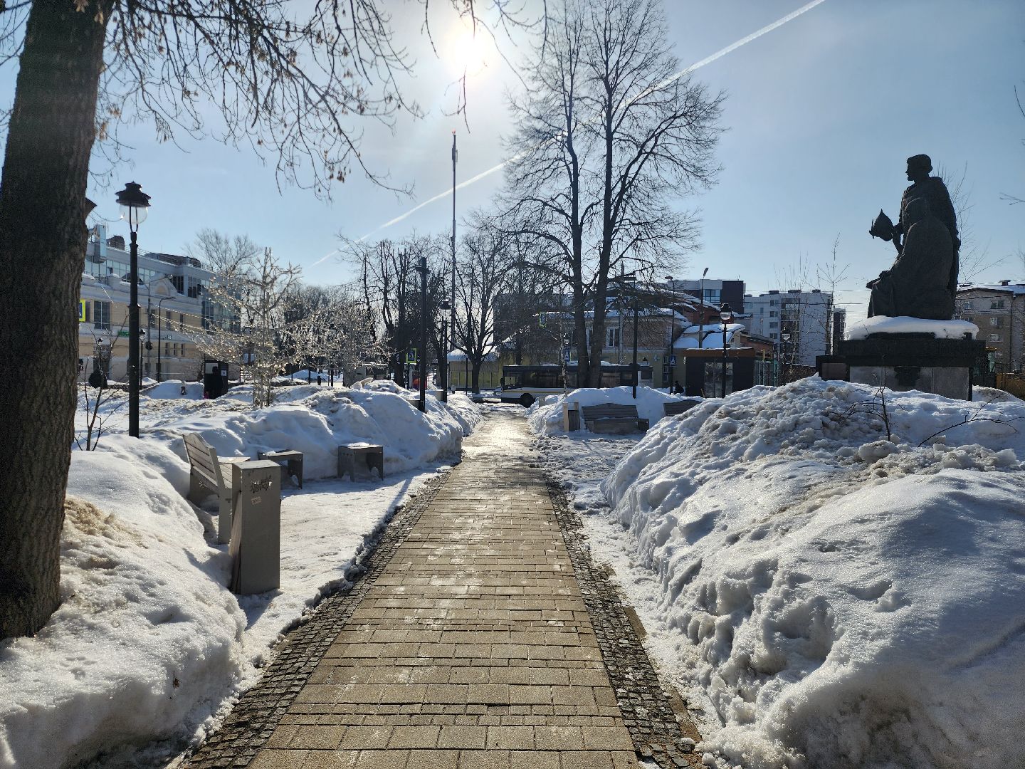 Звенигород, ЖКХ, благоустройсво, уборка льда,