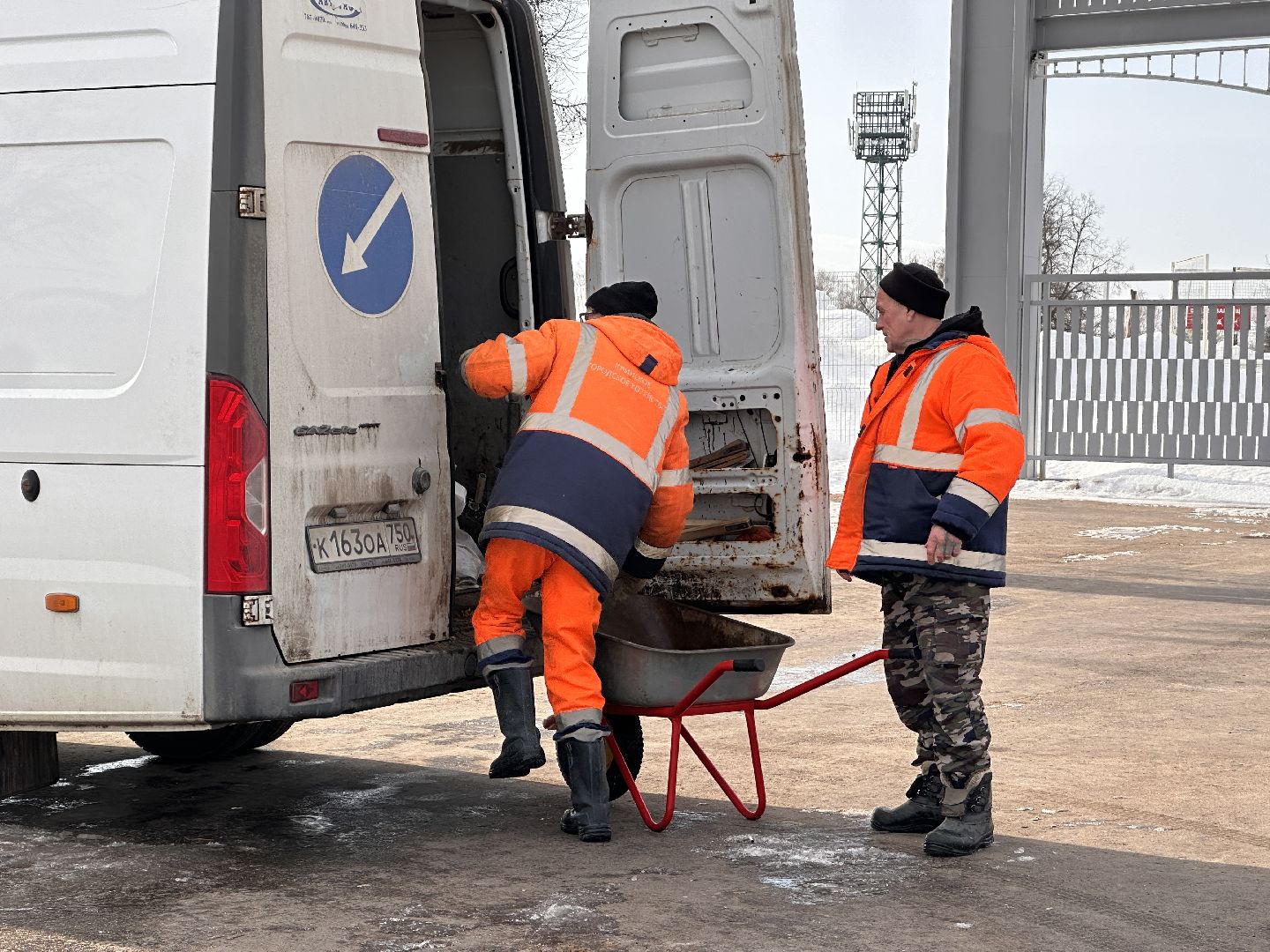 Клин, общество, уборка снега, ЖКХ, зима,