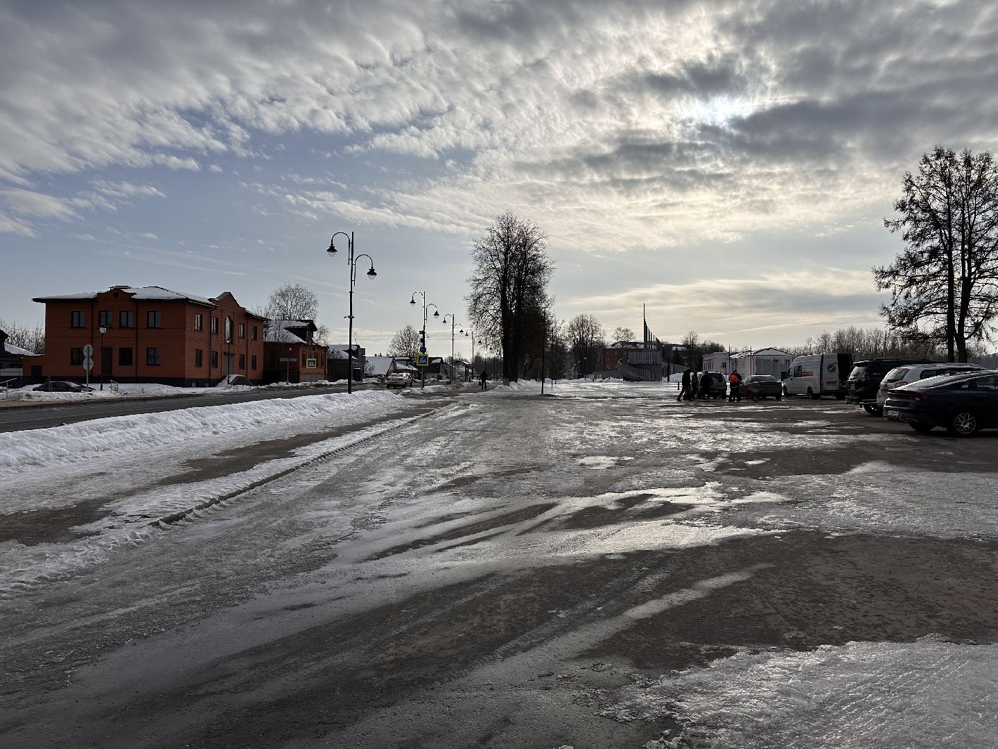 Клин, общество, уборка снега, ЖКХ, зима,