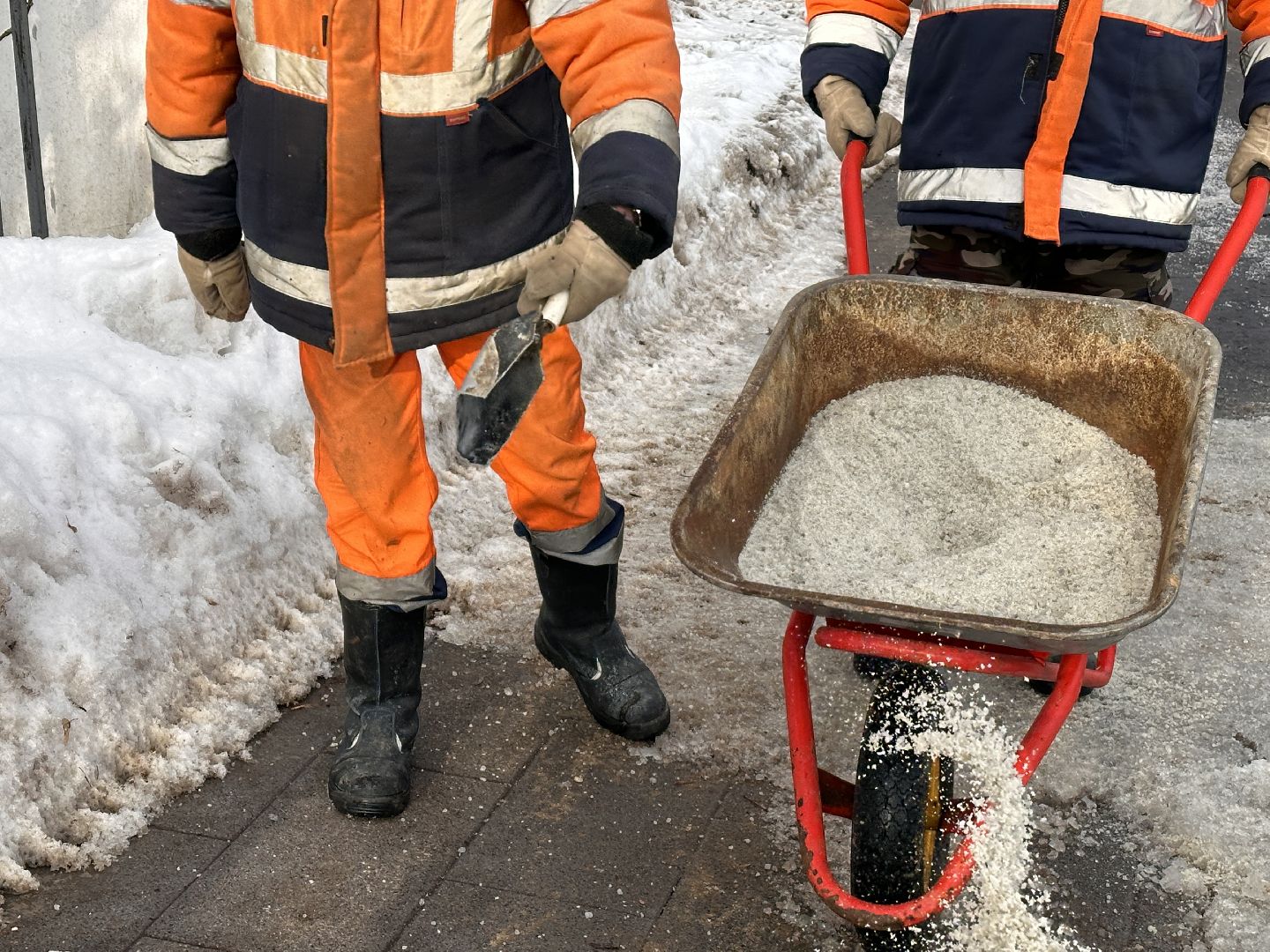 Клин, общество, уборка снега, ЖКХ, зима,