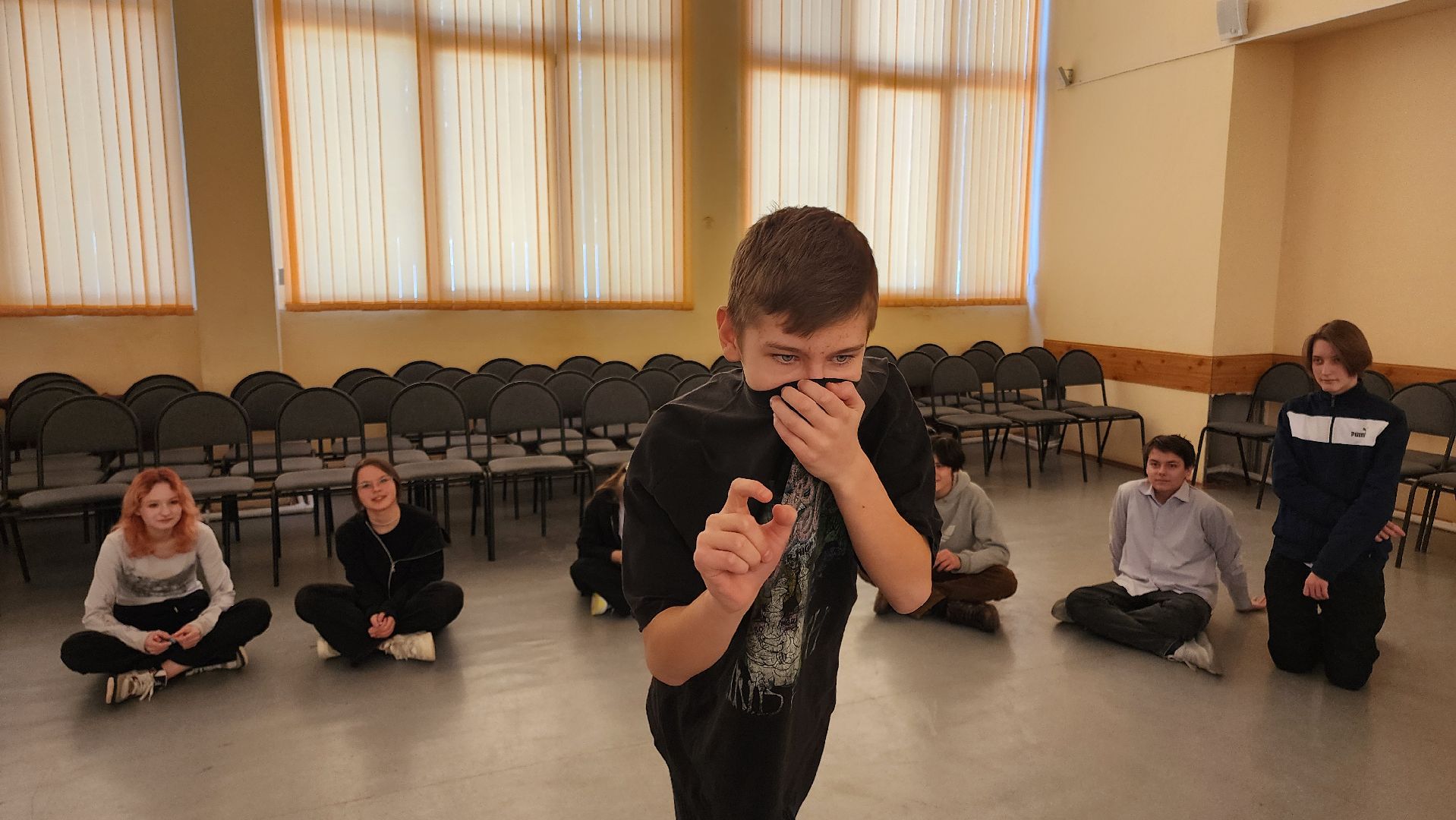 кашира, школа 4, театральный проект, актерский тренинг, социализация детей, профилактика, буллинг, алкоголь, наркотики,