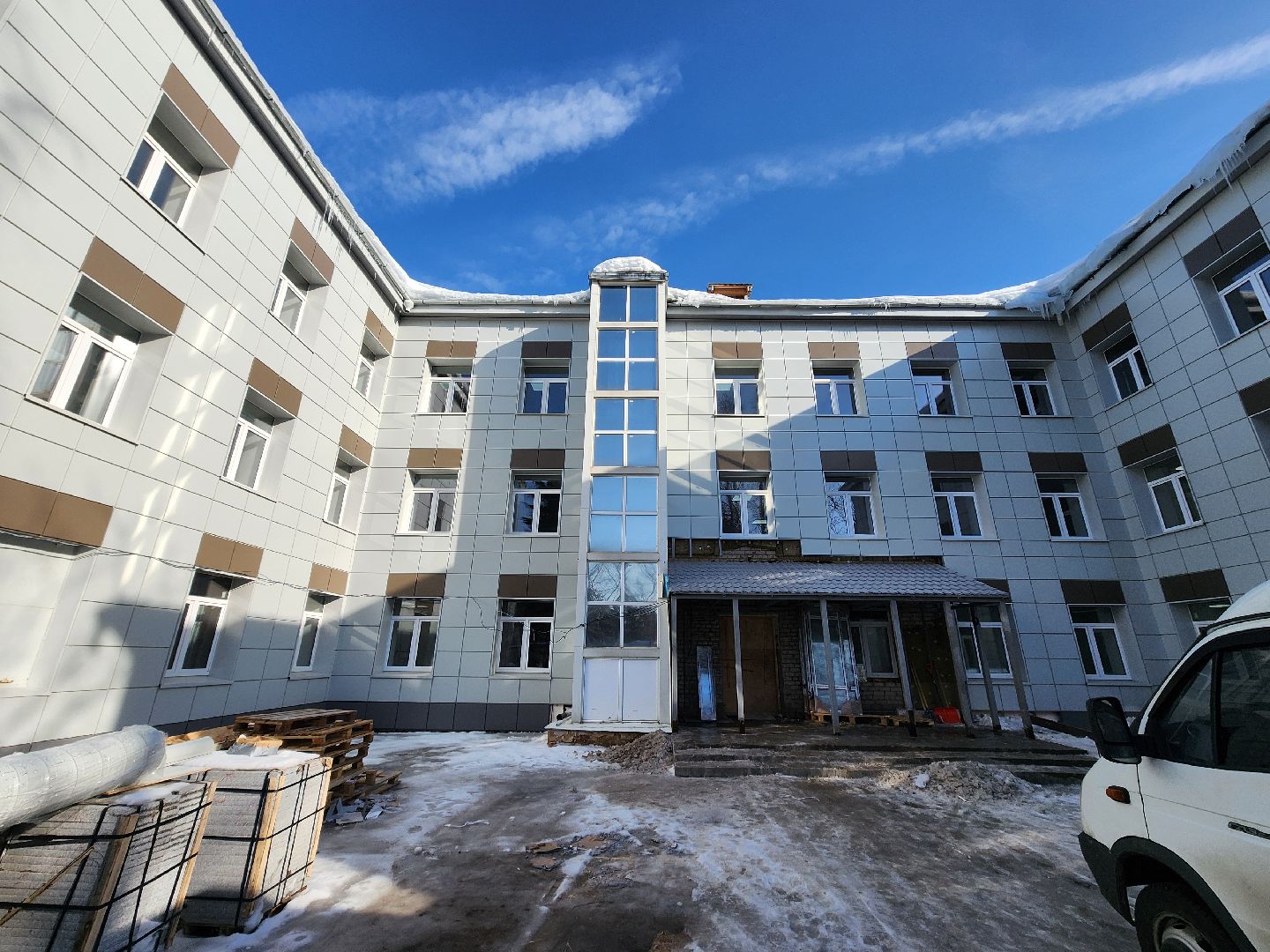 капитальный ремонт, капитальный ремонт поликлиники,