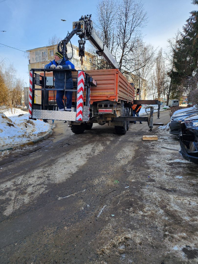 Снег и наледь, Серебряные Пруды, ЖКХ,