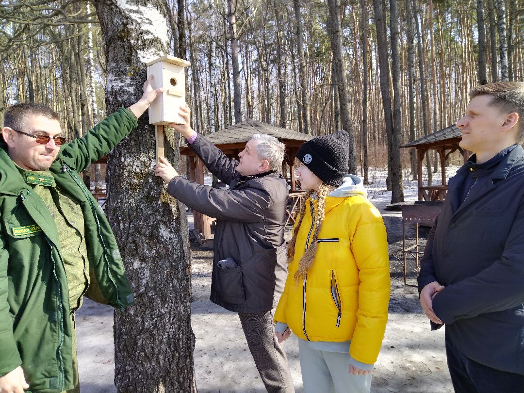 Скворечник для птиц, Минэкологии, Мытищи, Сбербанк