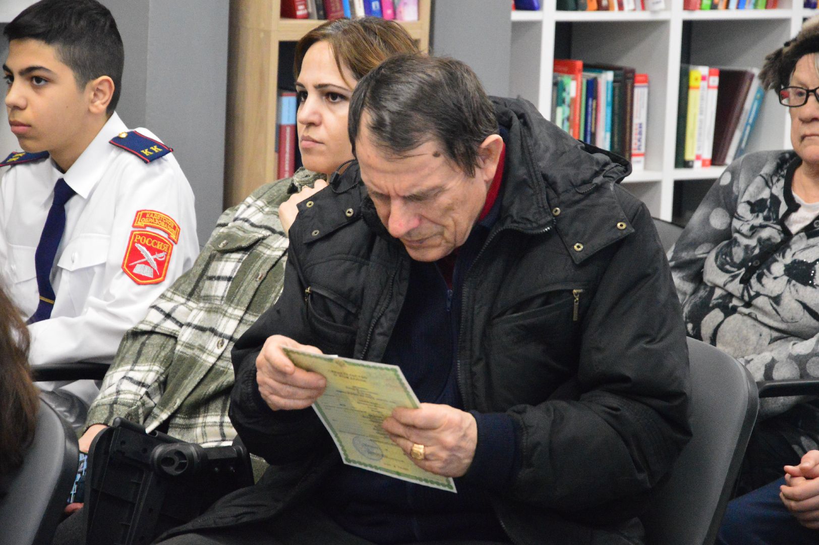 шатура, вручение паспортов, библиотека, паспорт гражданина рф, церемония награждения,