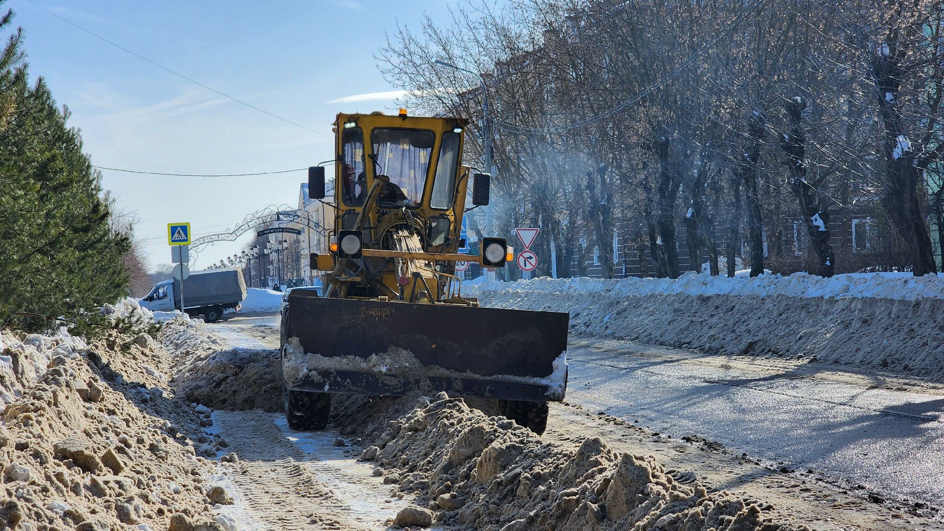 жкх, уборка снега, коммунальщики, Лосино-Петровский, дороги,