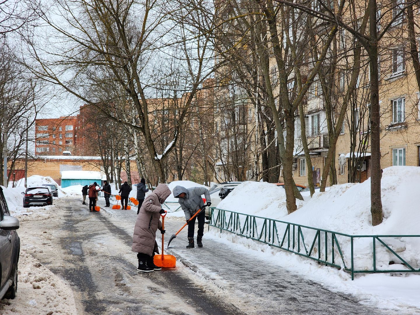 жкх, уборка снега, фрязино,