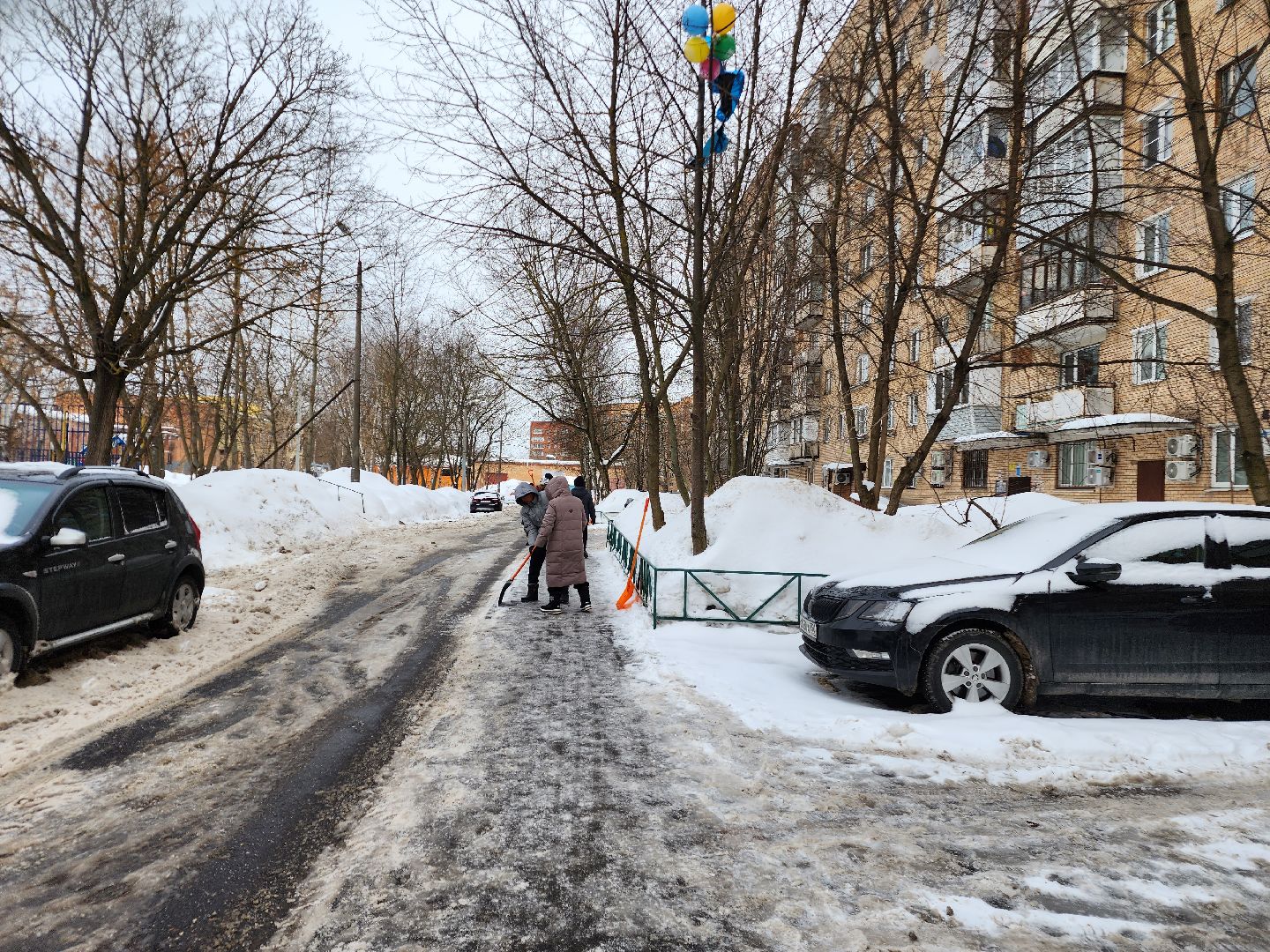 жкх, уборка снега, фрязино,