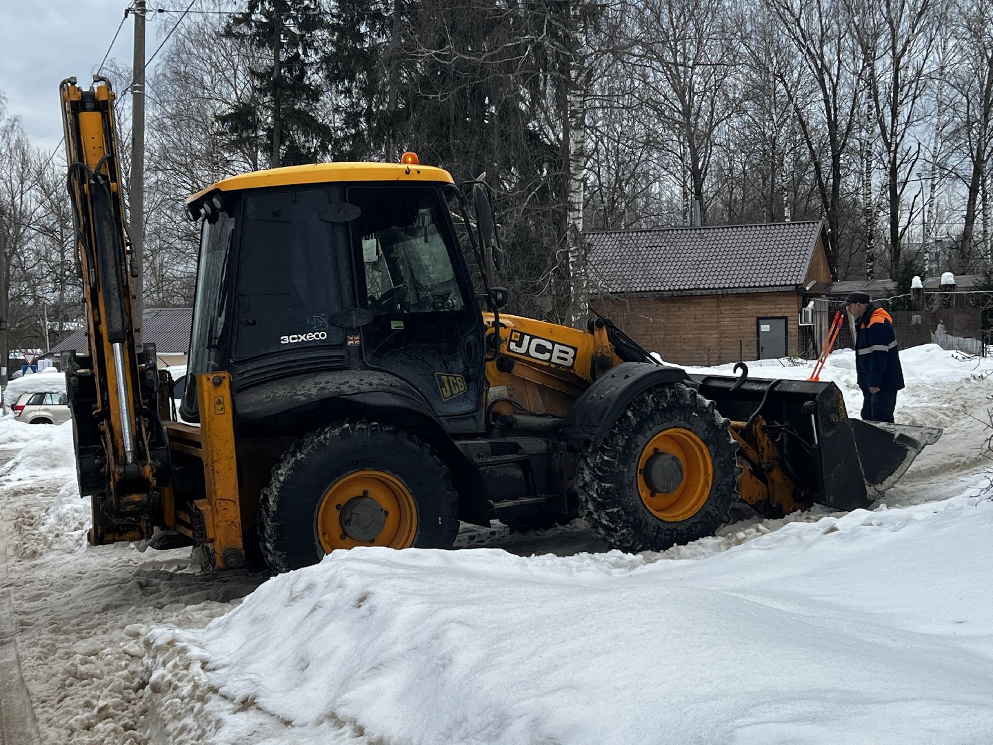 Солнечногорск, уборка снега и наледи, коммунальная служба, рабочие, Техника,