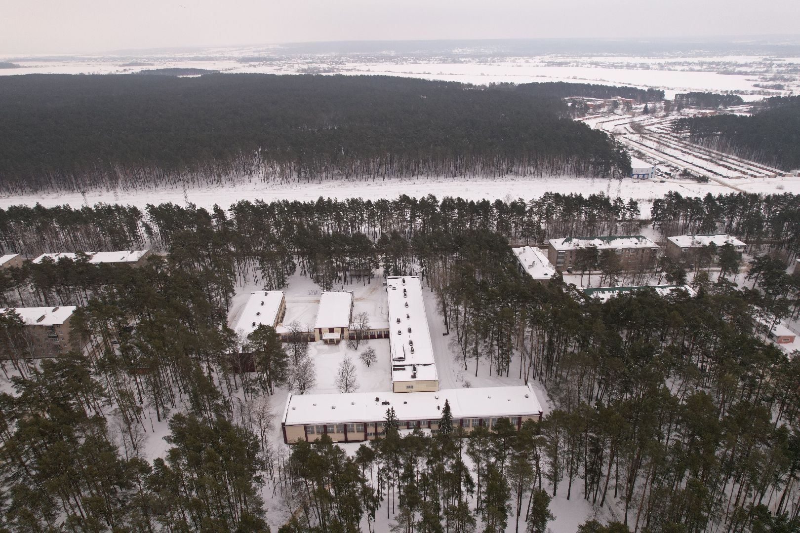 видео с коптера, лицей, образование,