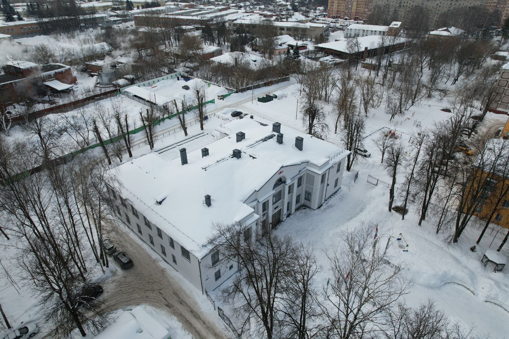 видео с коптера, культура, пушкино,